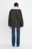 Shearling Coat In Monochrome sold by Victoria Beckham