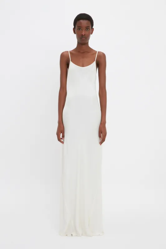 Floor-Length Cami Dress In Ivory sold by Victoria Beckham