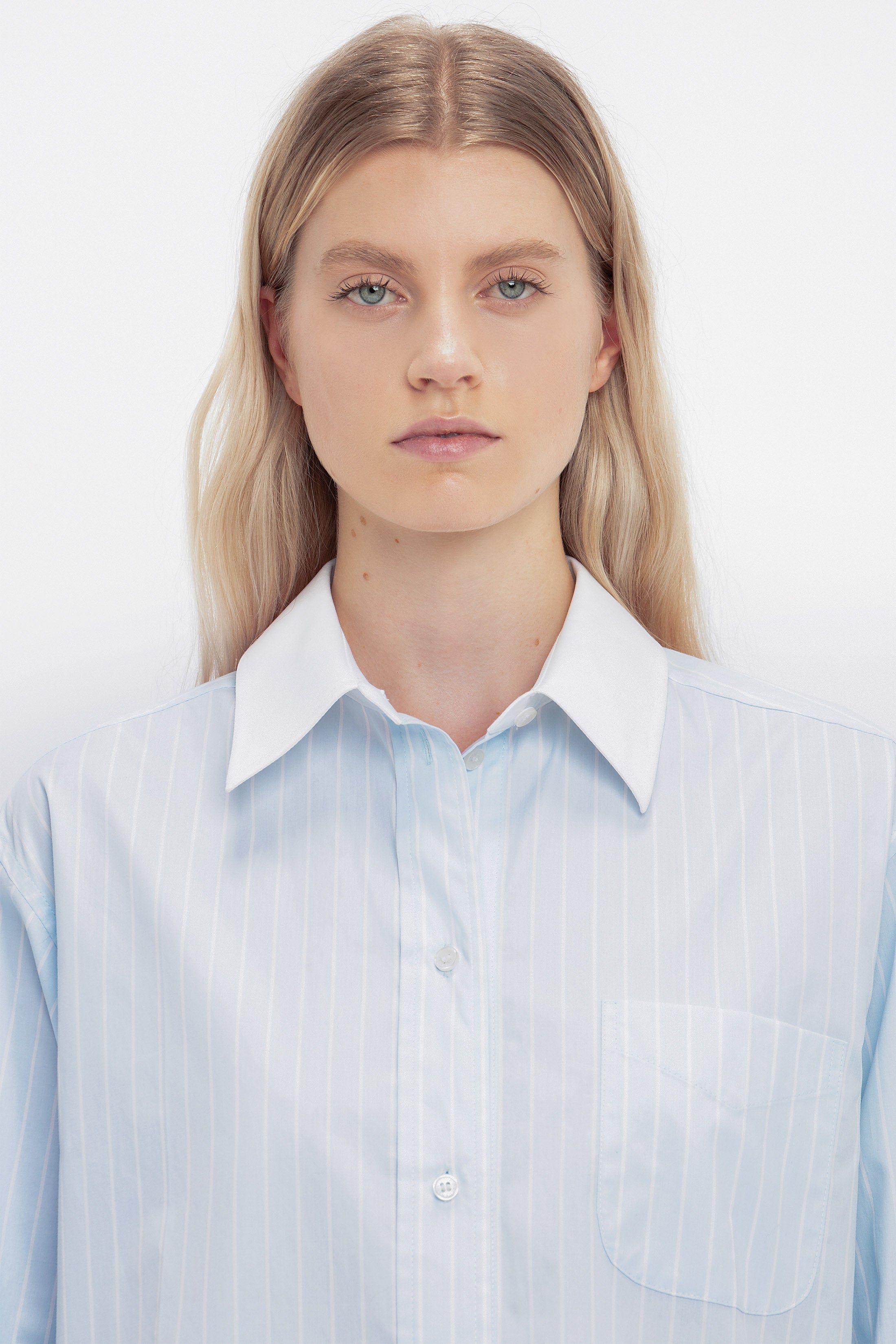 Oversized Mens Shirt In Blue sold by Victoria Beckham product image thumbnail 5