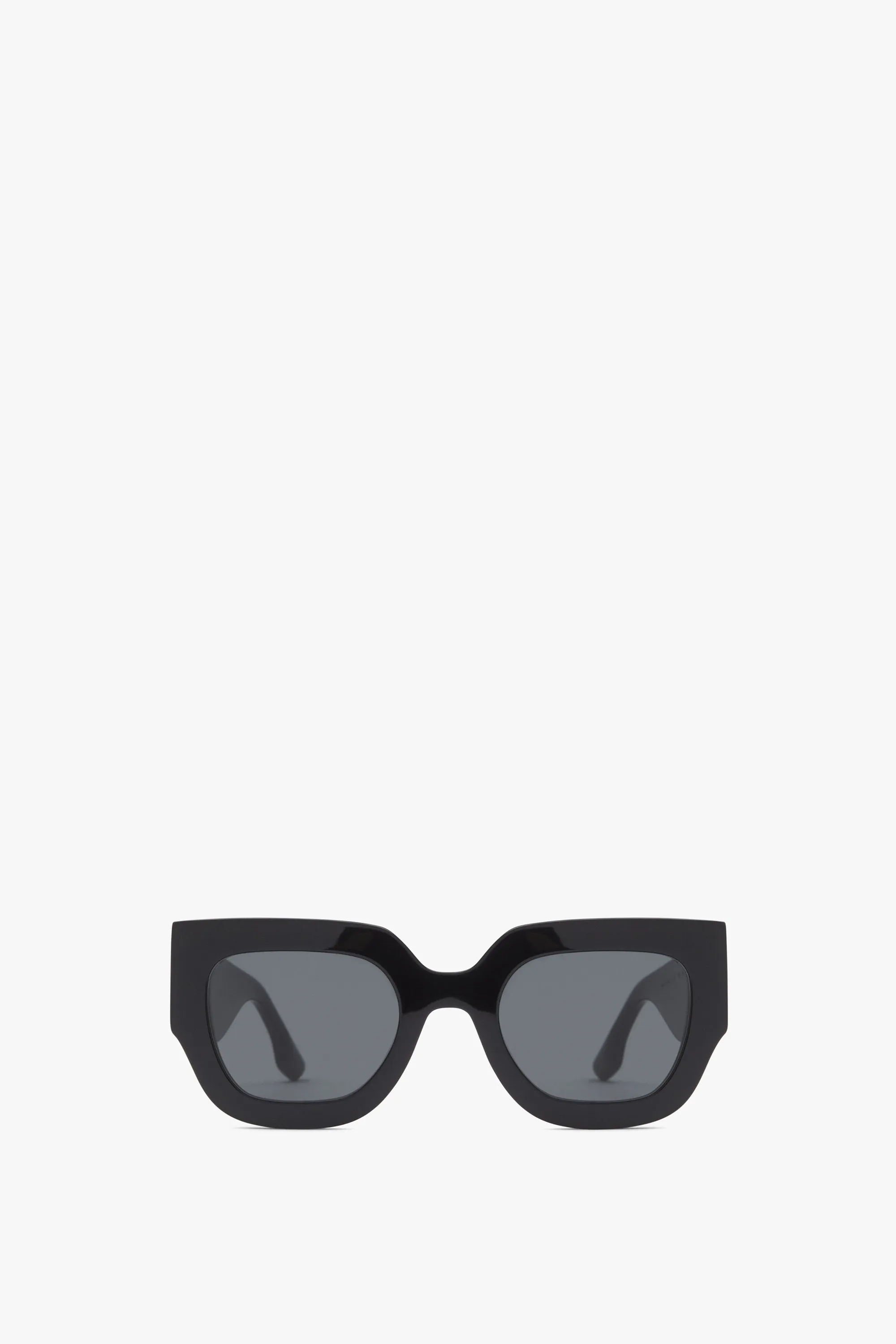 Wide Flat Square Sunglasses in Black sold by Victoria Beckham