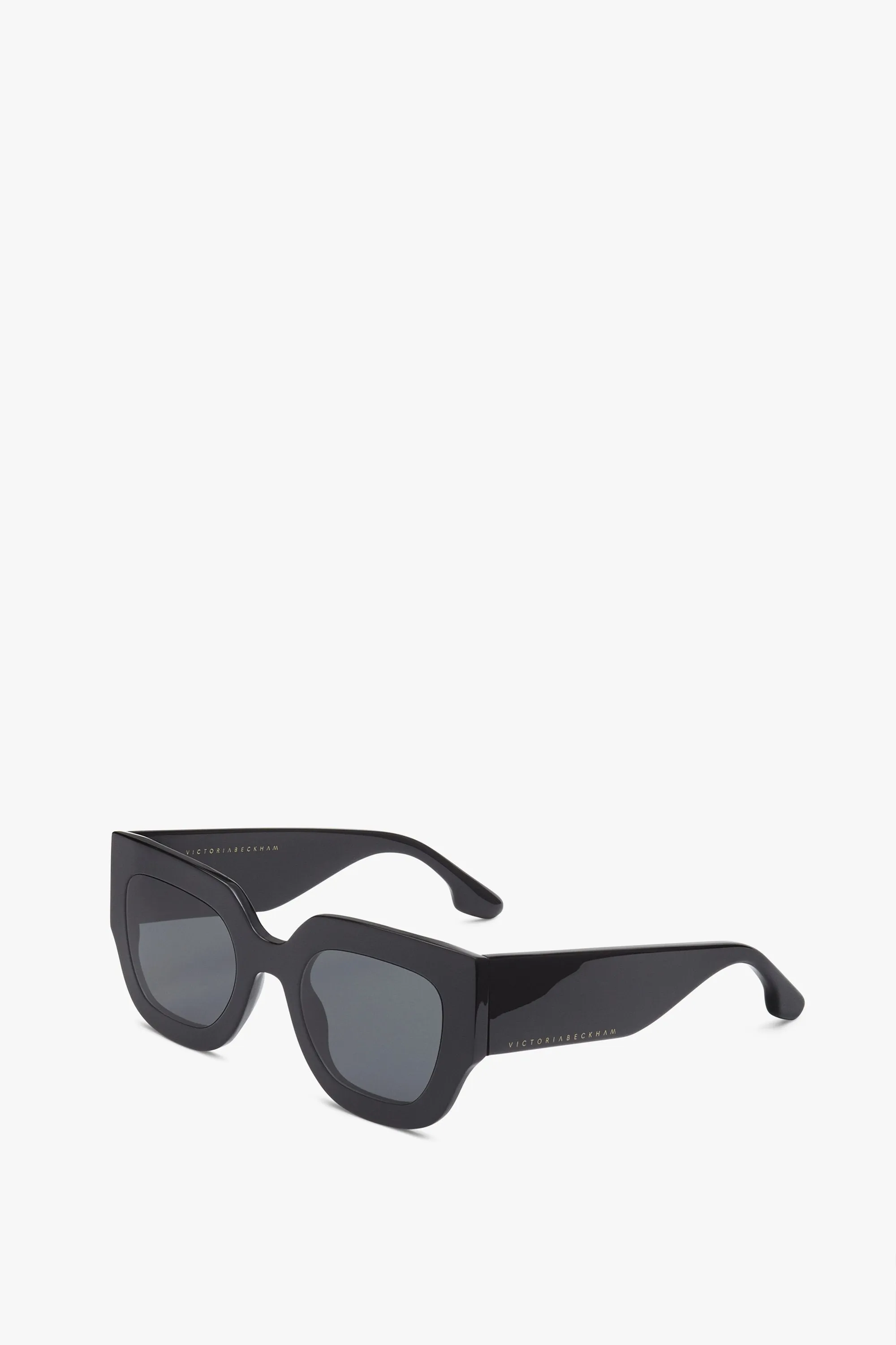 Wide Flat Square Sunglasses in Black sold by Victoria Beckham product image thumbnail 2