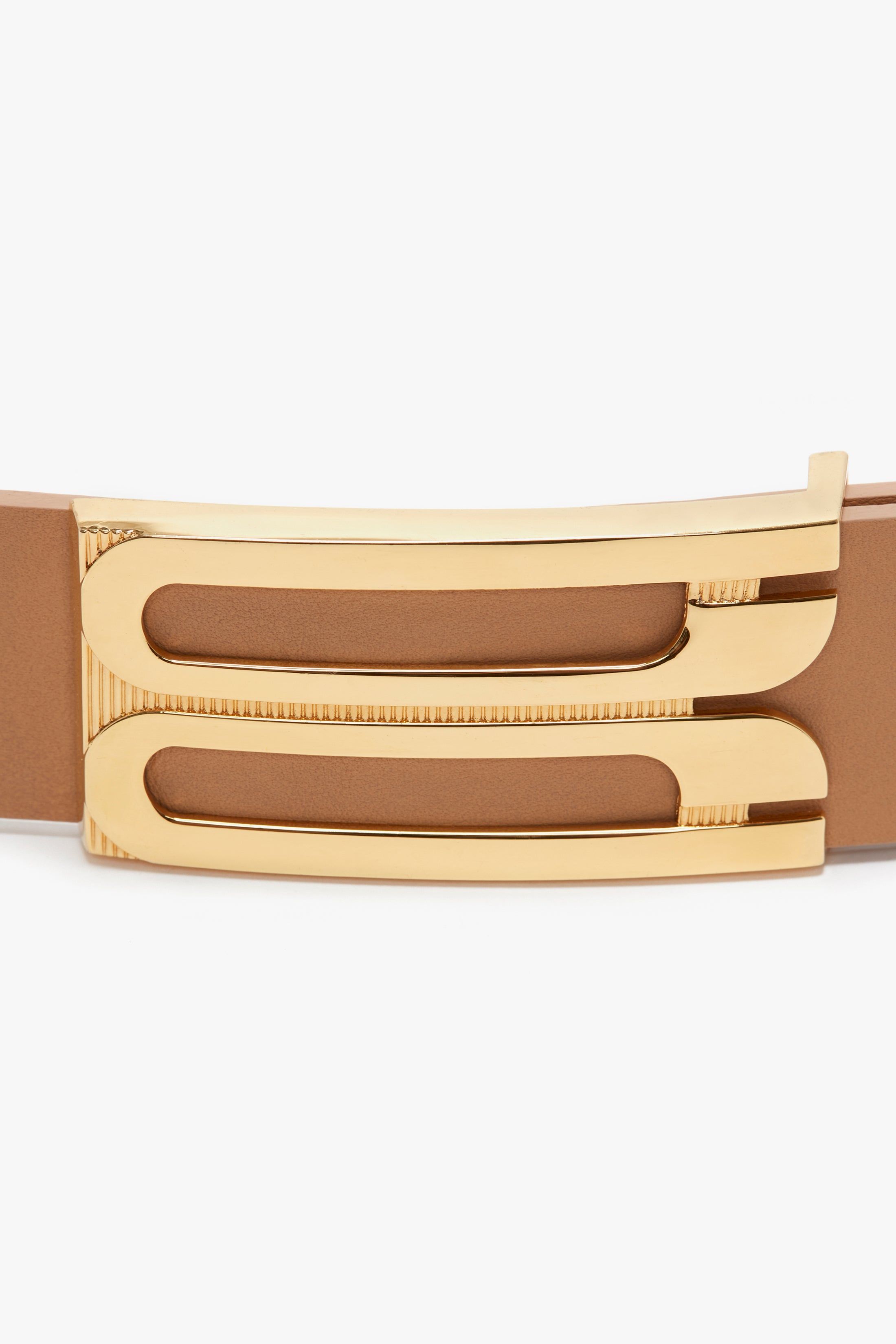 Jumbo Frame Belt In Camel Leather sold by Victoria Beckham product image thumbnail 3