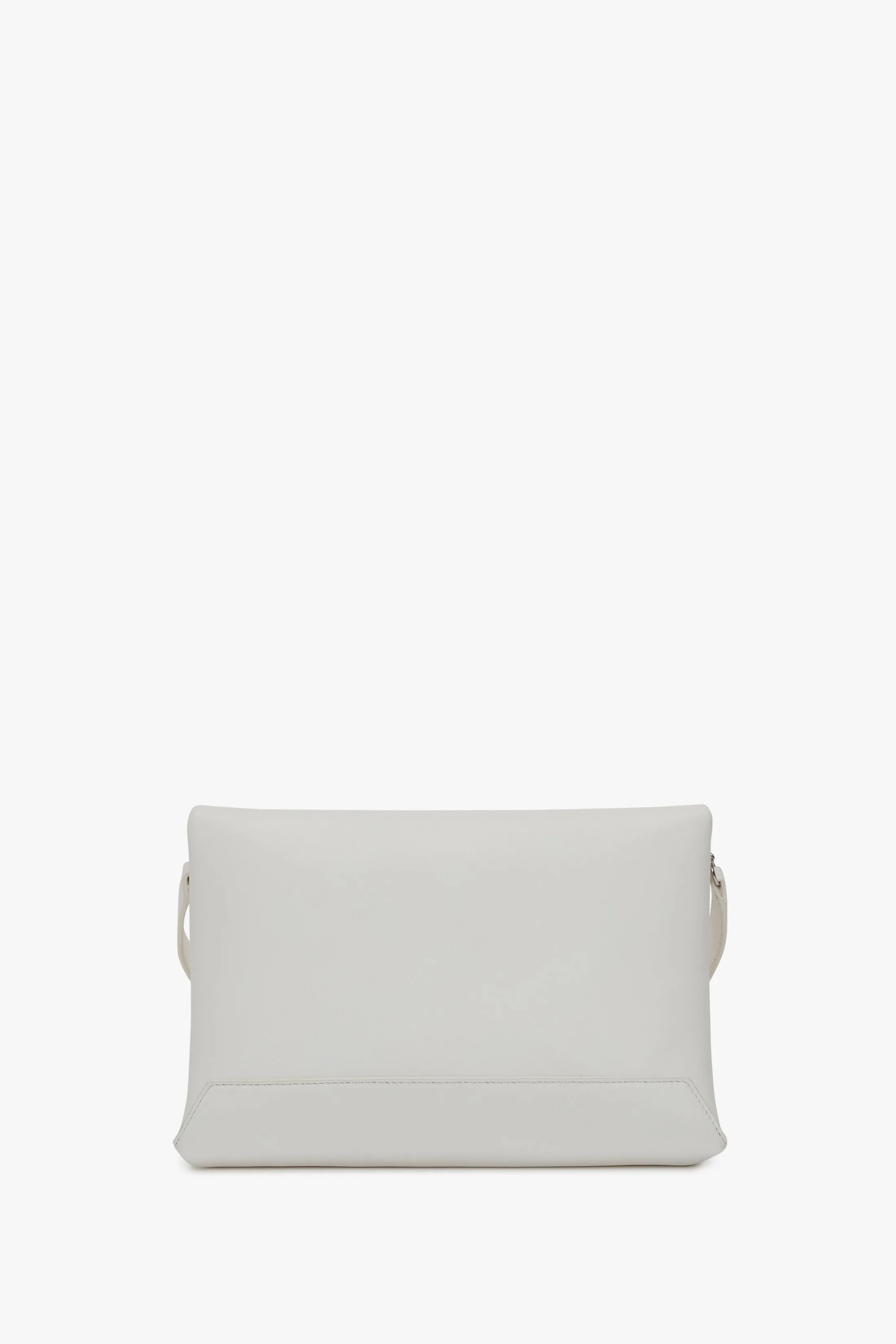 Chain Pouch with Brushed Silver Chain In White sold by Victoria Beckham product image thumbnail 3