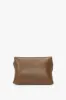 Chain Pouch Bag With Strap In Khaki Leather sold by Victoria Beckham