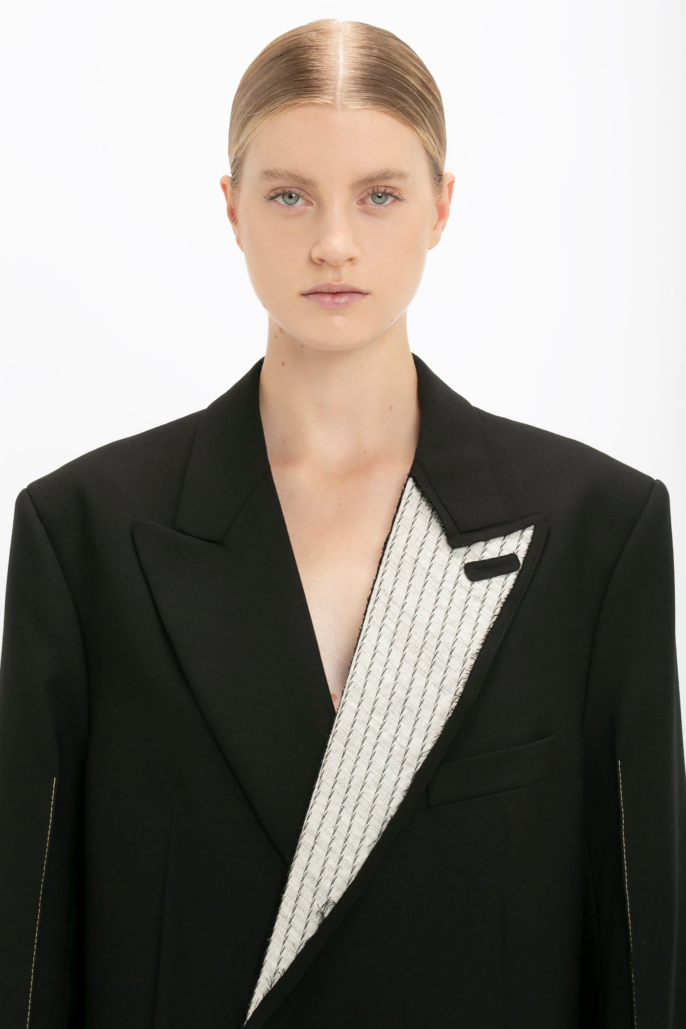 Double Breasted Tailored Dress In Black sold by Victoria Beckham product image thumbnail 5