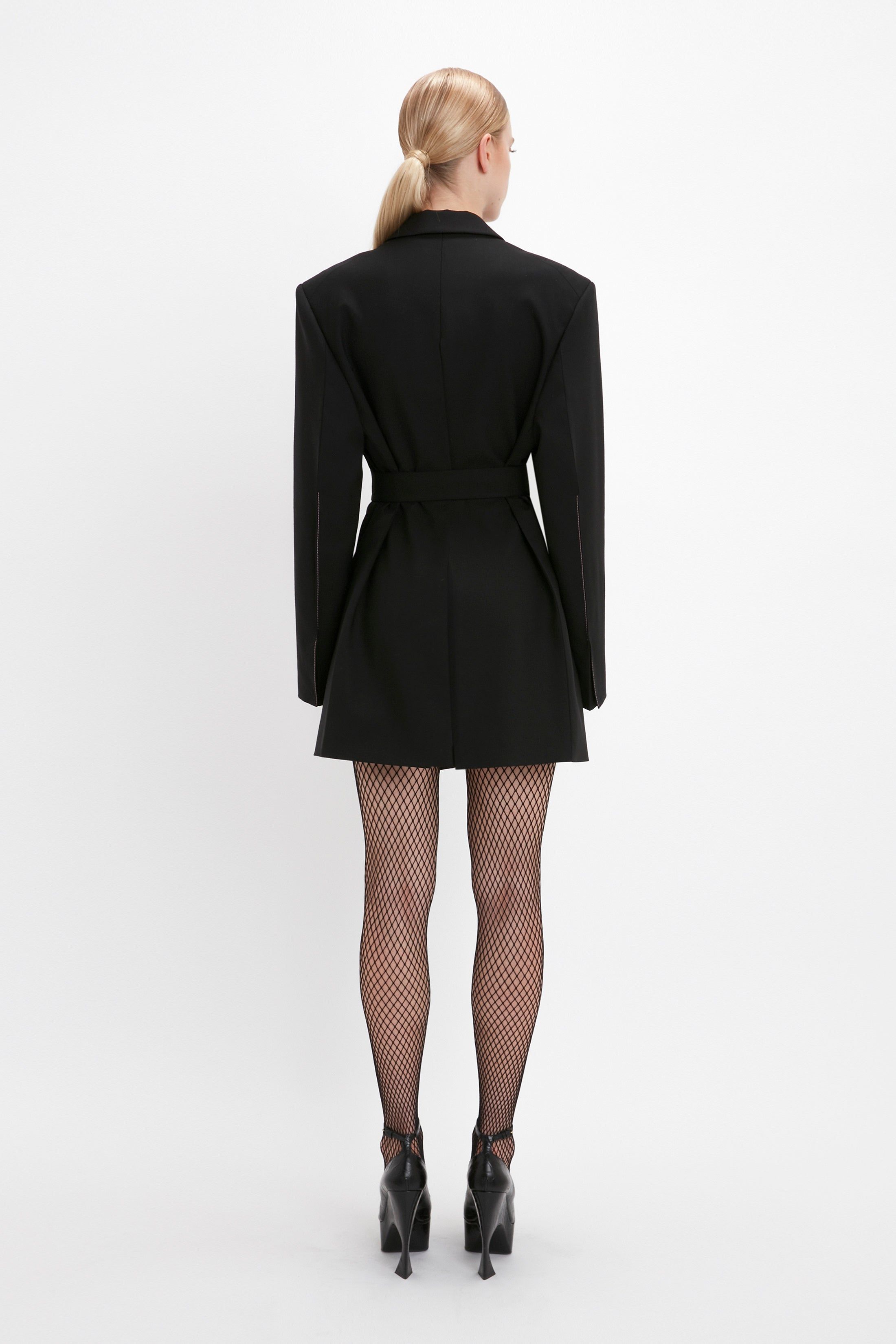 Double Breasted Tailored Dress In Black sold by Victoria Beckham product image thumbnail 3
