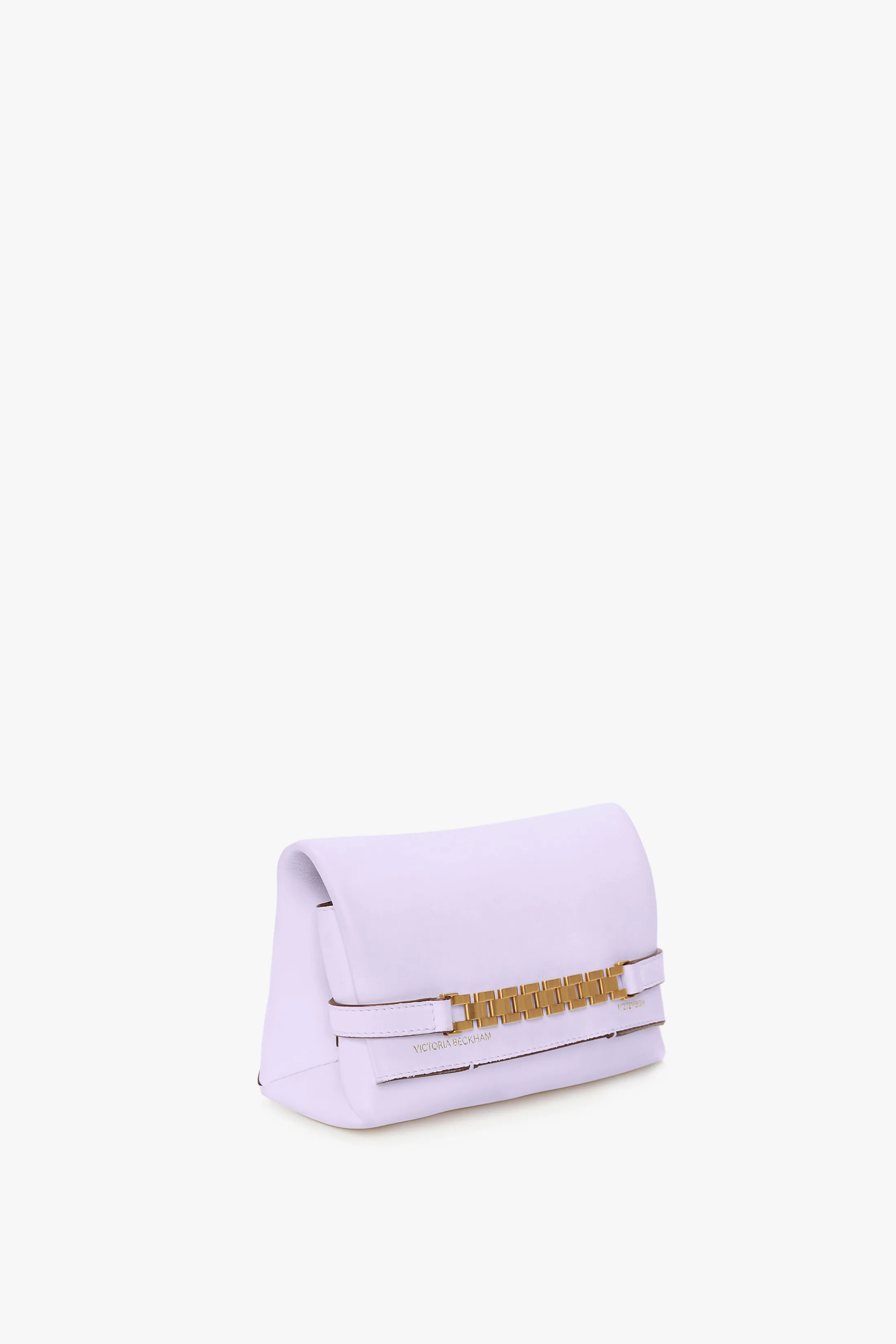 Mini Chain Pouch Bag With Long Strap In Lilac Leather sold by Victoria Beckham product image thumbnail 3