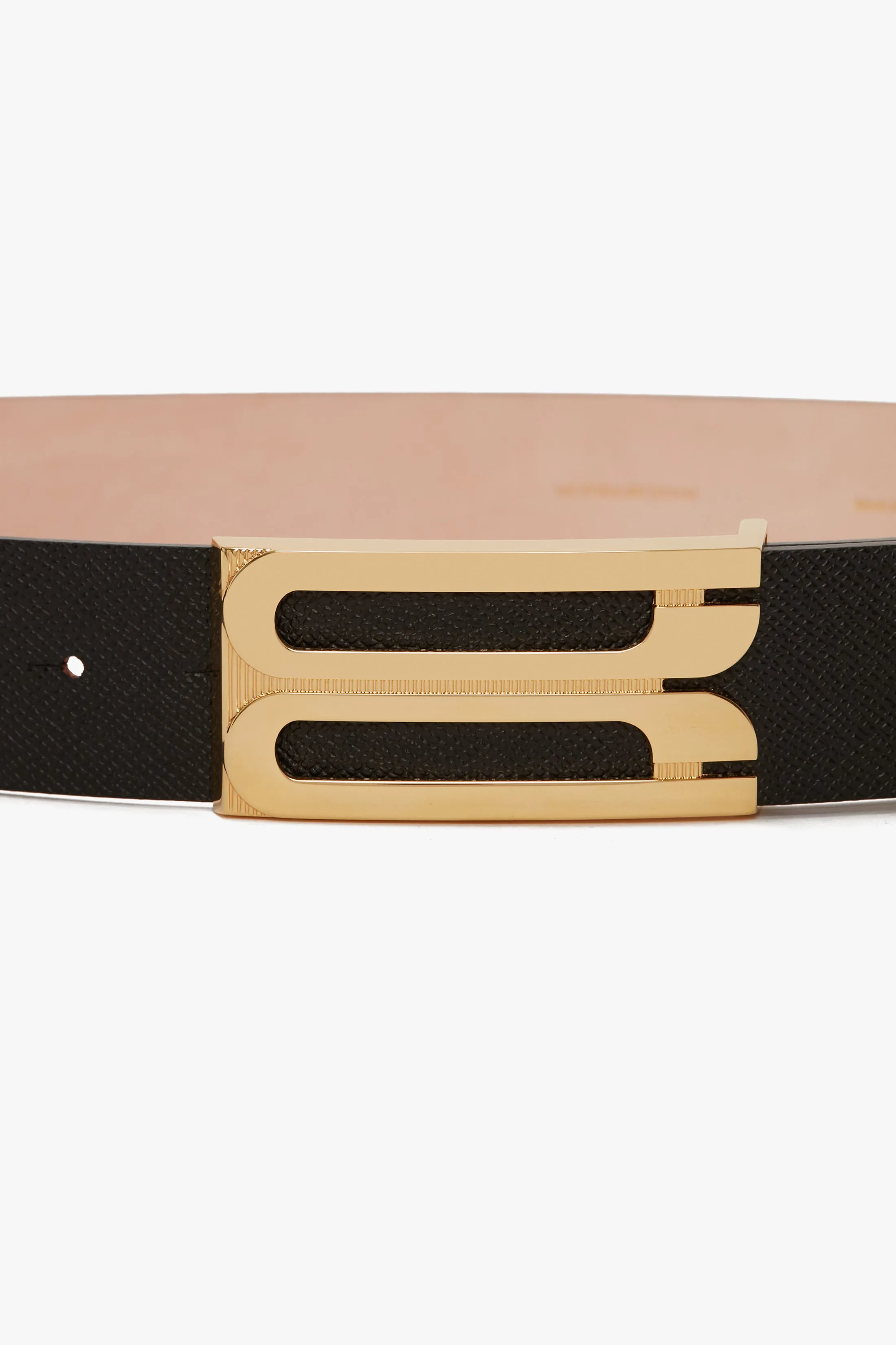 Jumbo Dorian Belt In Black Grained Leather sold by Victoria Beckham product image thumbnail 2
