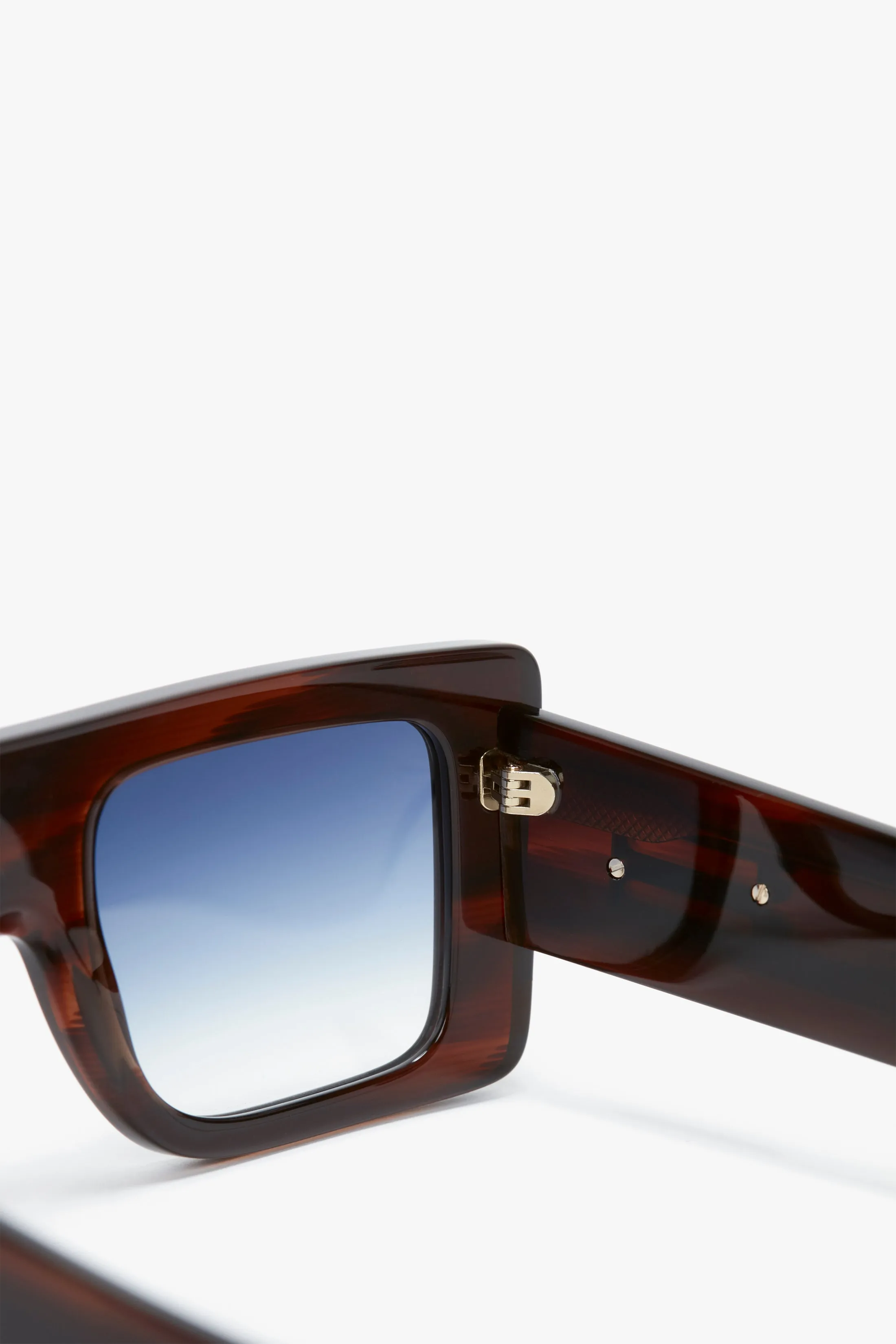 Oversized Frame Sunglasses In Brown Horn sold by Victoria Beckham product image thumbnail 3