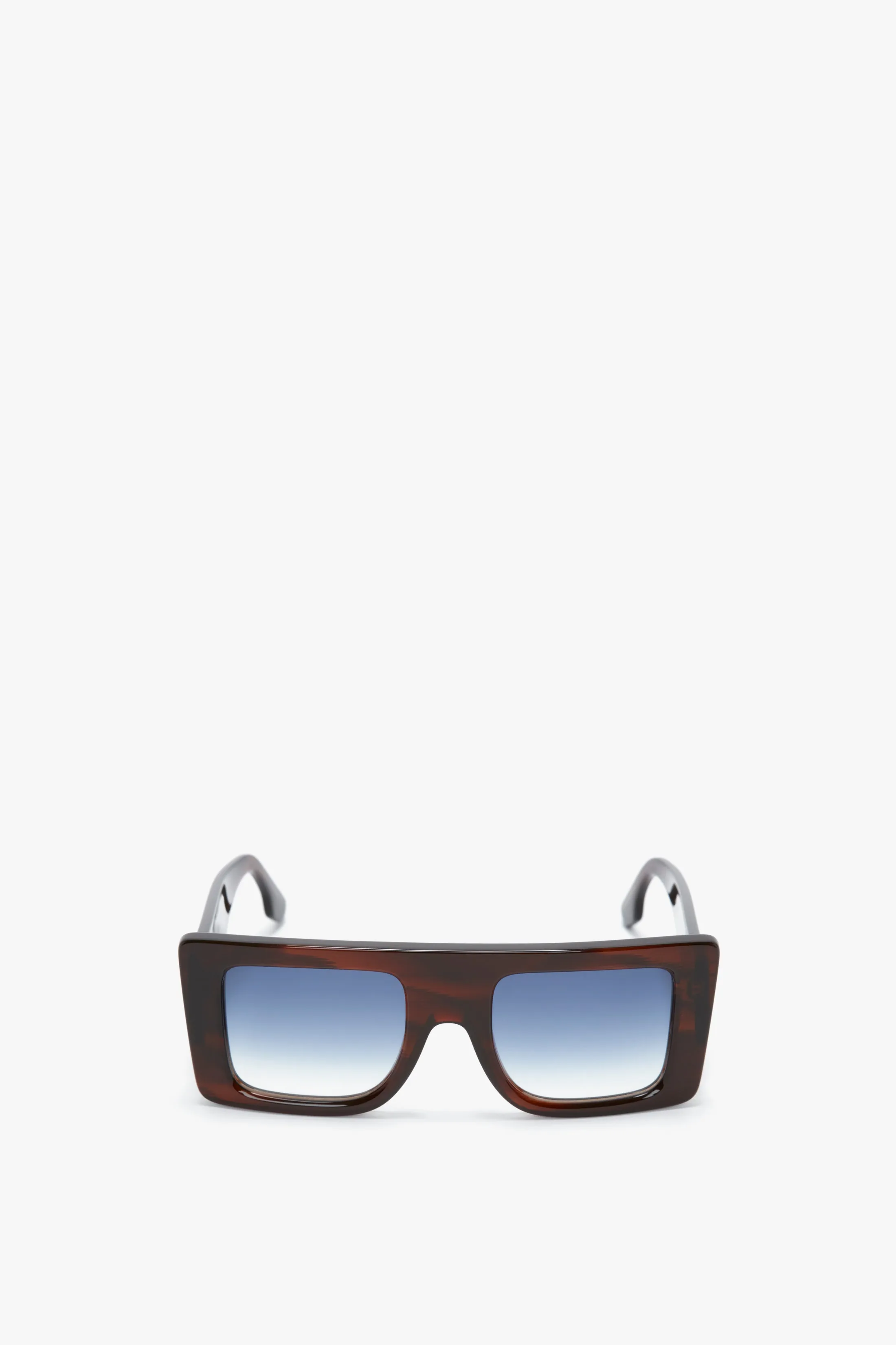 Oversized Frame Sunglasses In Brown Horn sold by Victoria Beckham