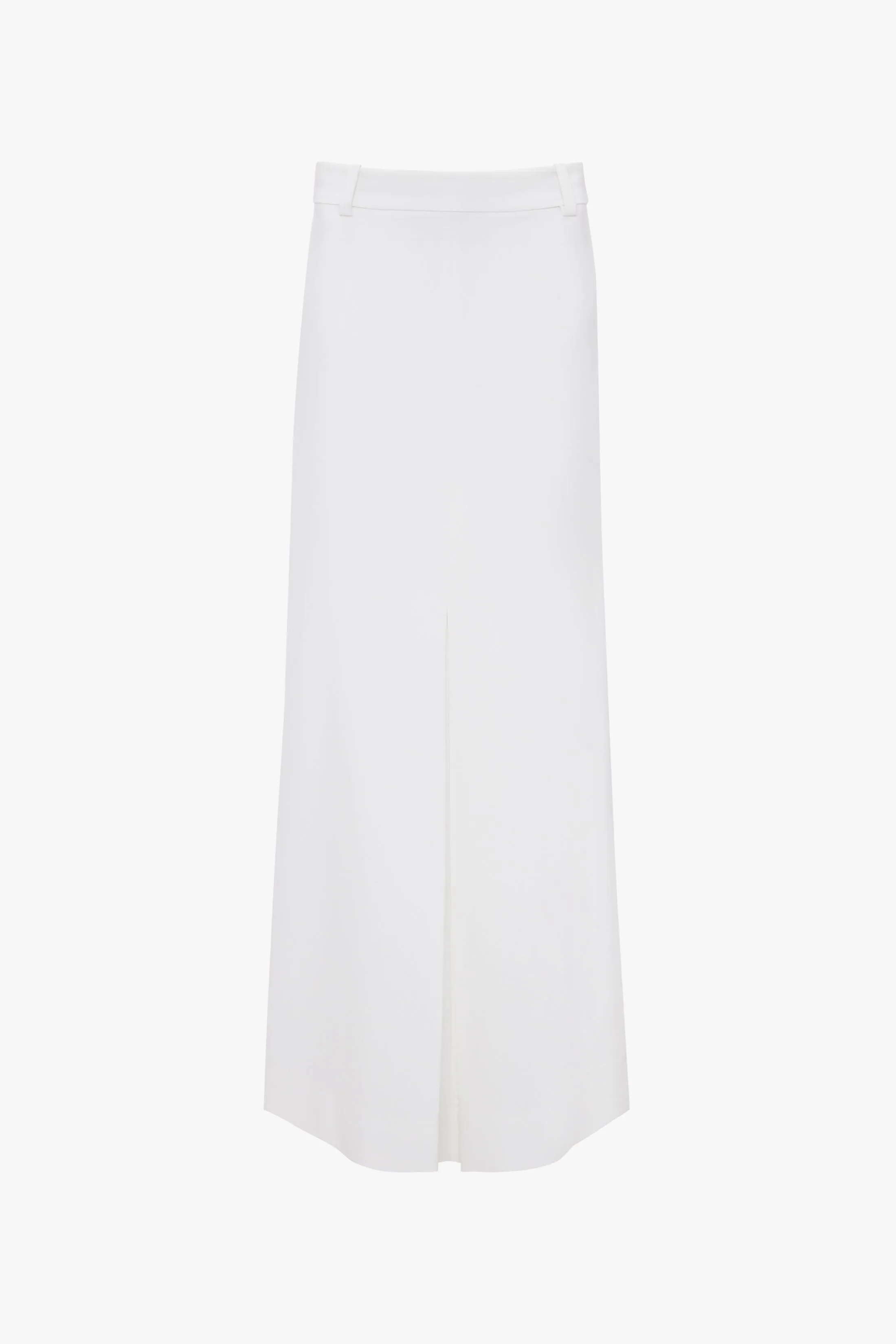 Exclusive Tailored Floor-Length Pleated Skirt In Ivory sold by Victoria Beckham product image thumbnail 5