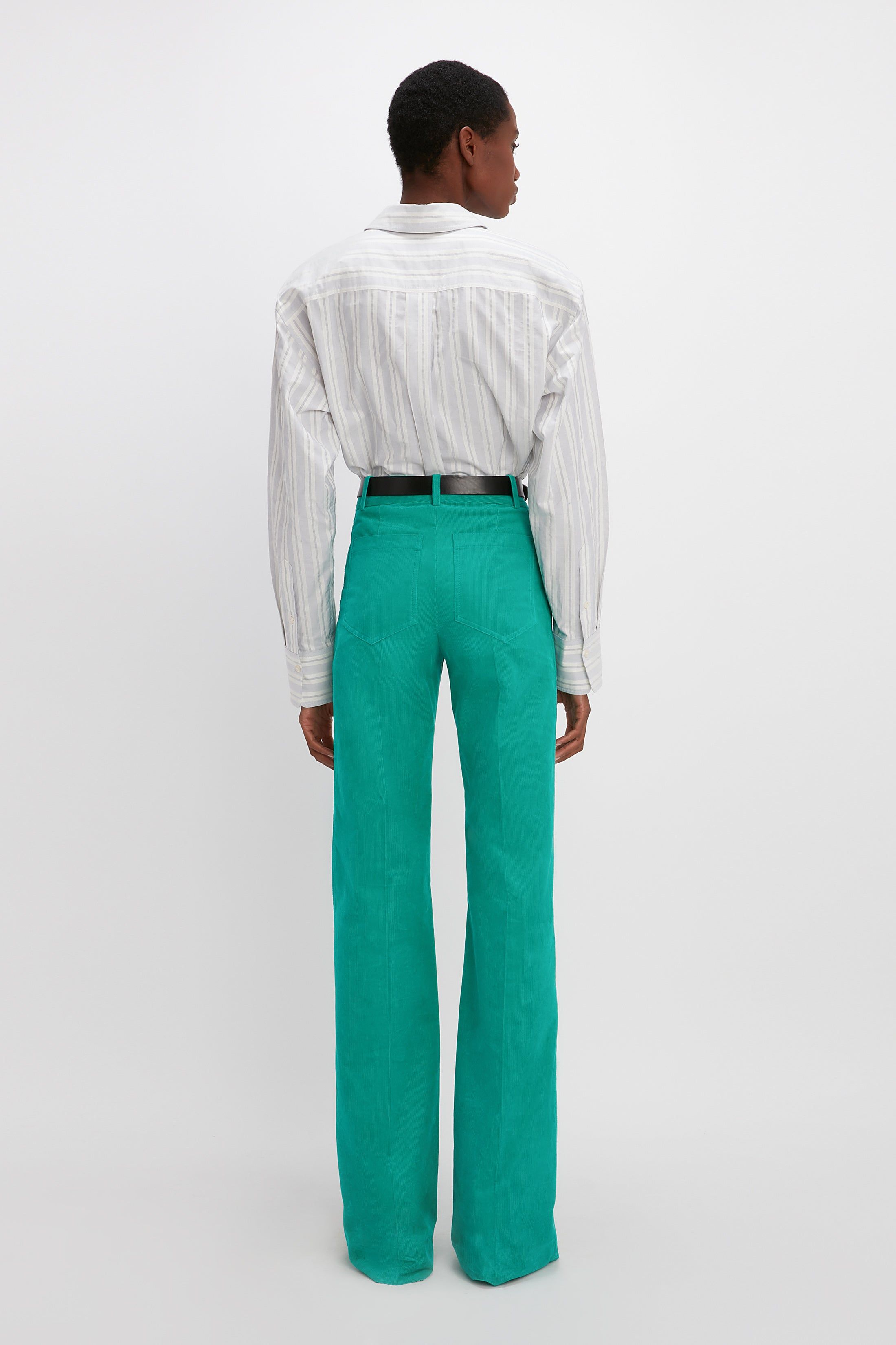 Oversized Mens Shirt In Off-White Navy sold by Victoria Beckham product image thumbnail 3