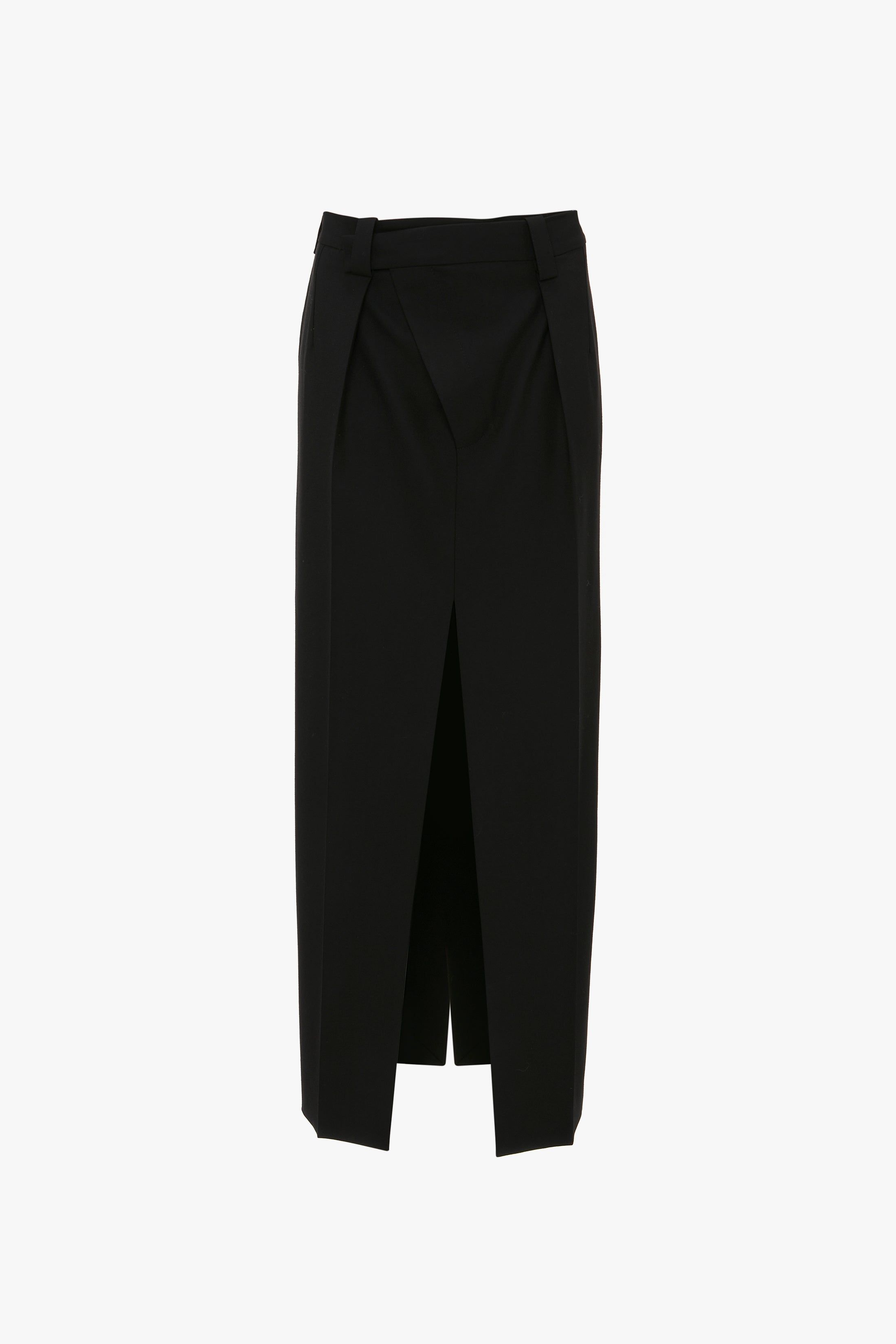 Wrap Front Tailored Skirt In Black sold by Victoria Beckham product image thumbnail 5