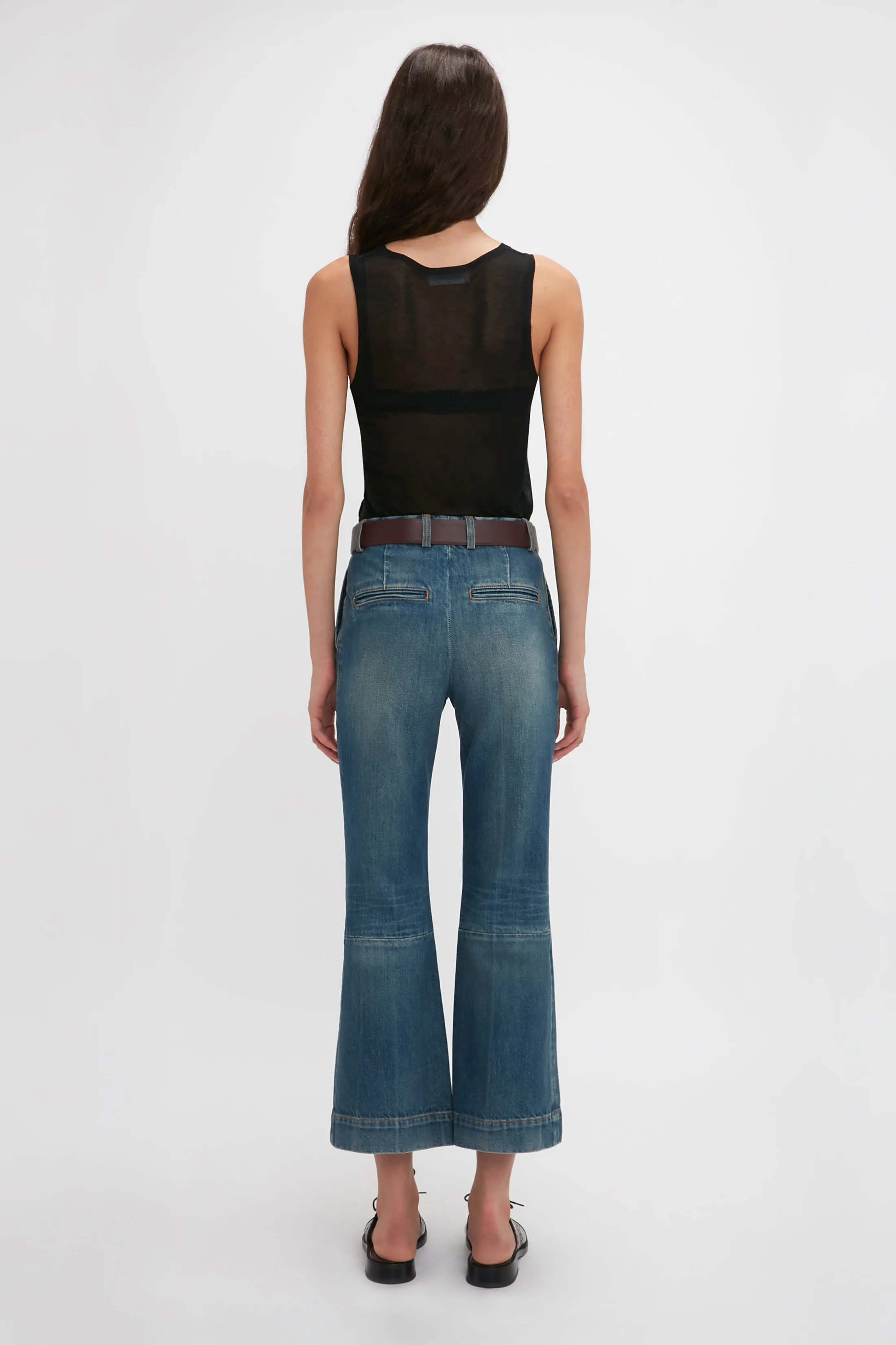 Lightweight Tank Top In Black sold by Victoria Beckham product image thumbnail 3