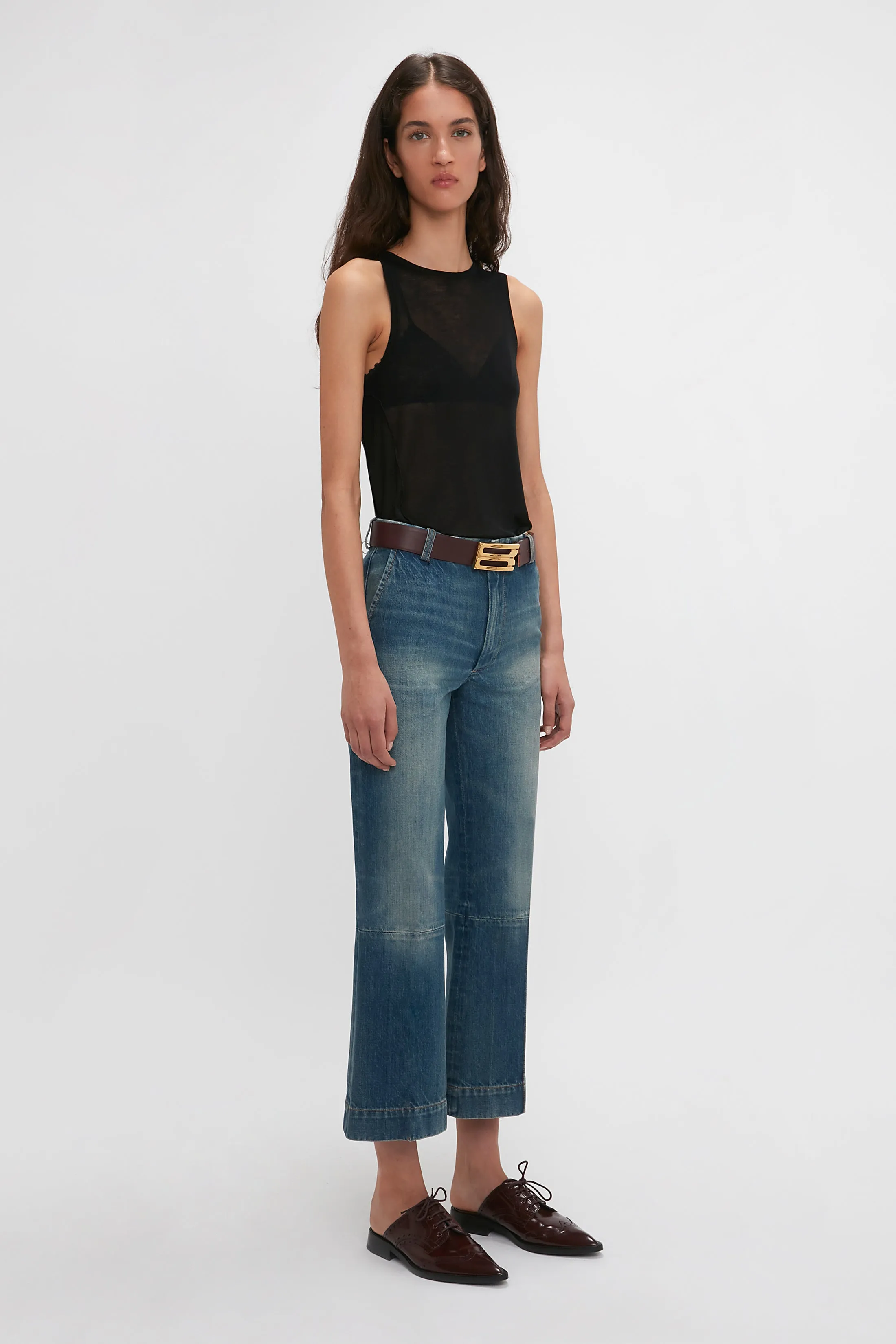 Lightweight Tank Top In Black sold by Victoria Beckham product image thumbnail 2
