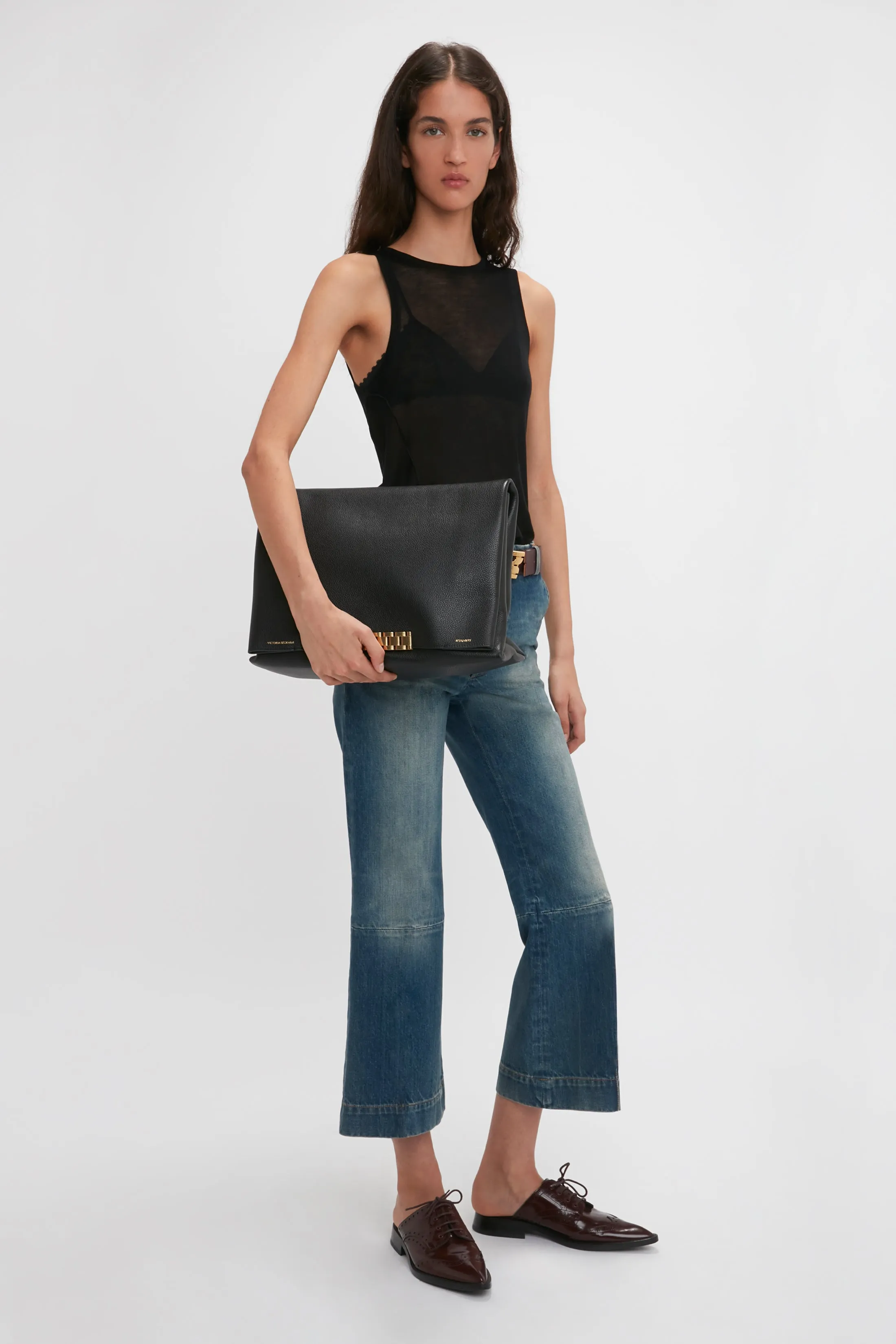Lightweight Tank Top In Black sold by Victoria Beckham product image thumbnail 4