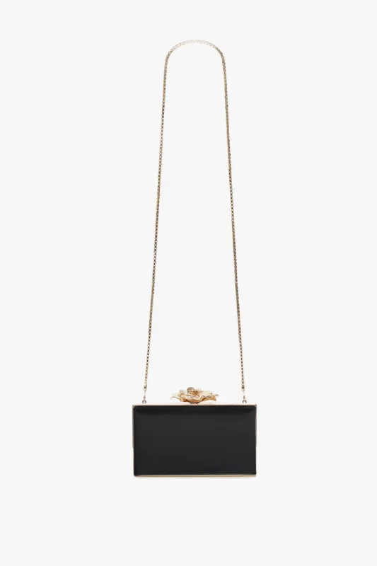 Frame Flower Minaudiere Bag in Black sold by Victoria Beckham