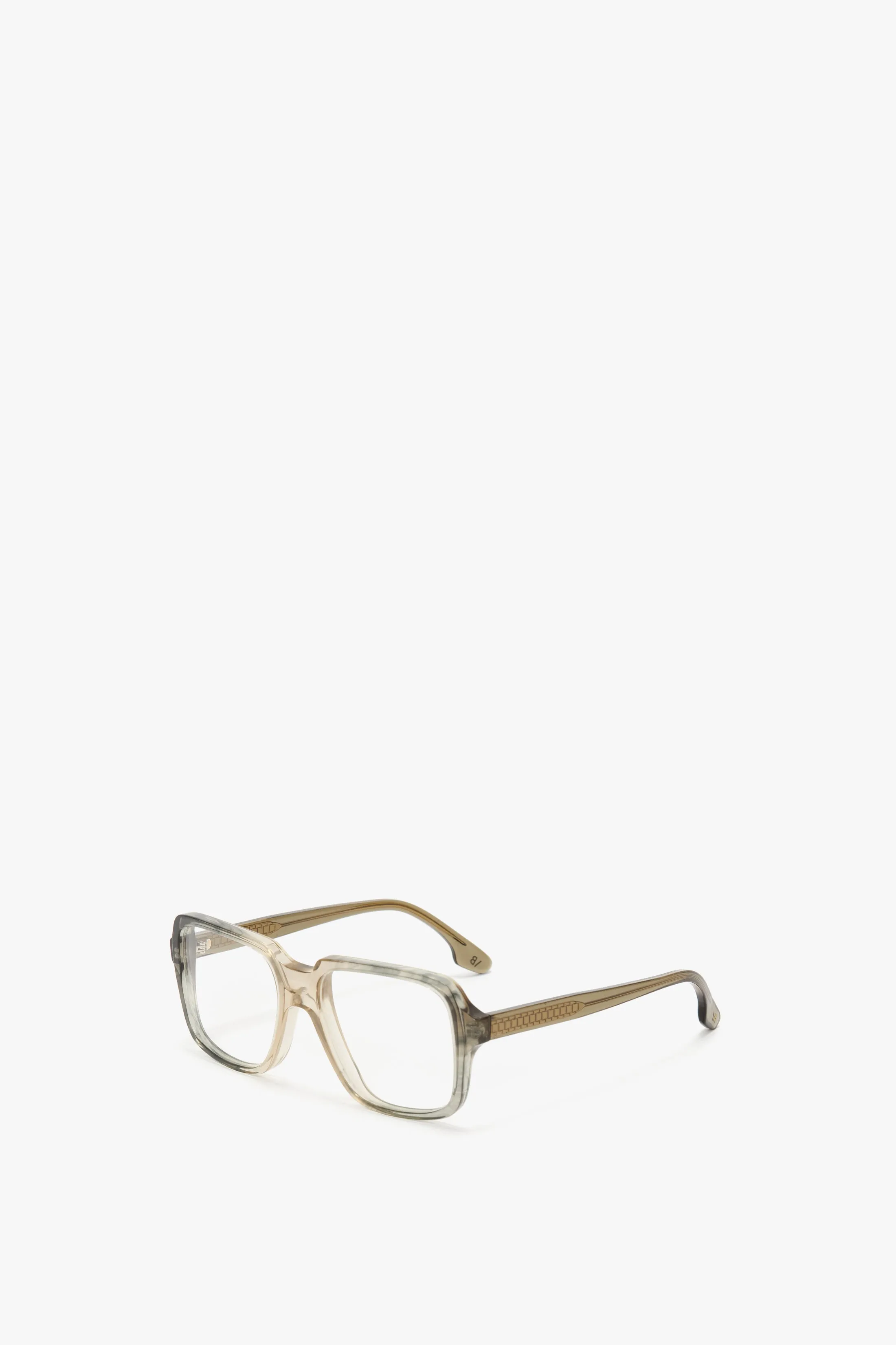 Oversized Square Opticals In Vintage Shaded Grey sold by Victoria Beckham product image thumbnail 3
