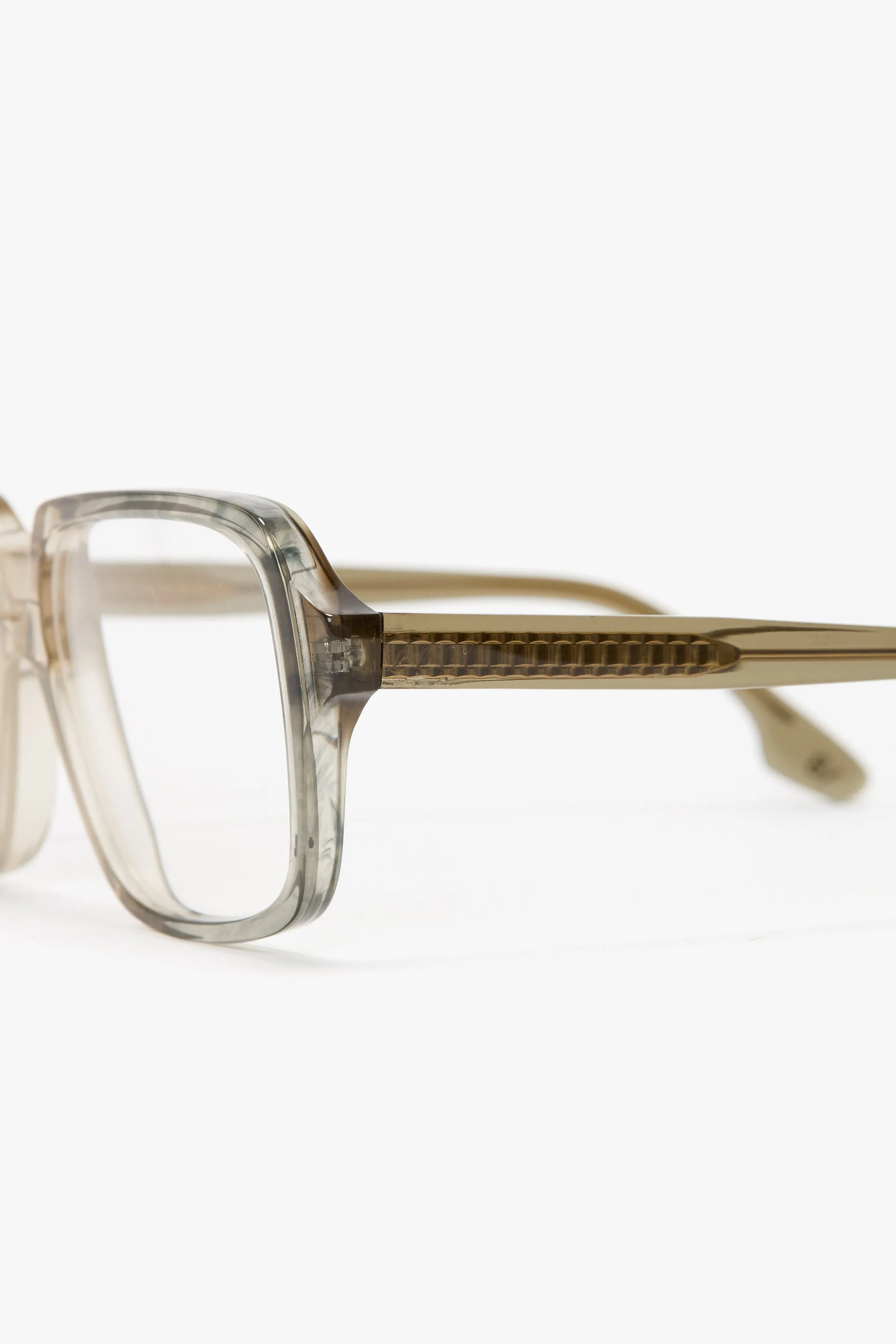 Oversized Square Opticals In Vintage Shaded Grey sold by Victoria Beckham product image thumbnail 4