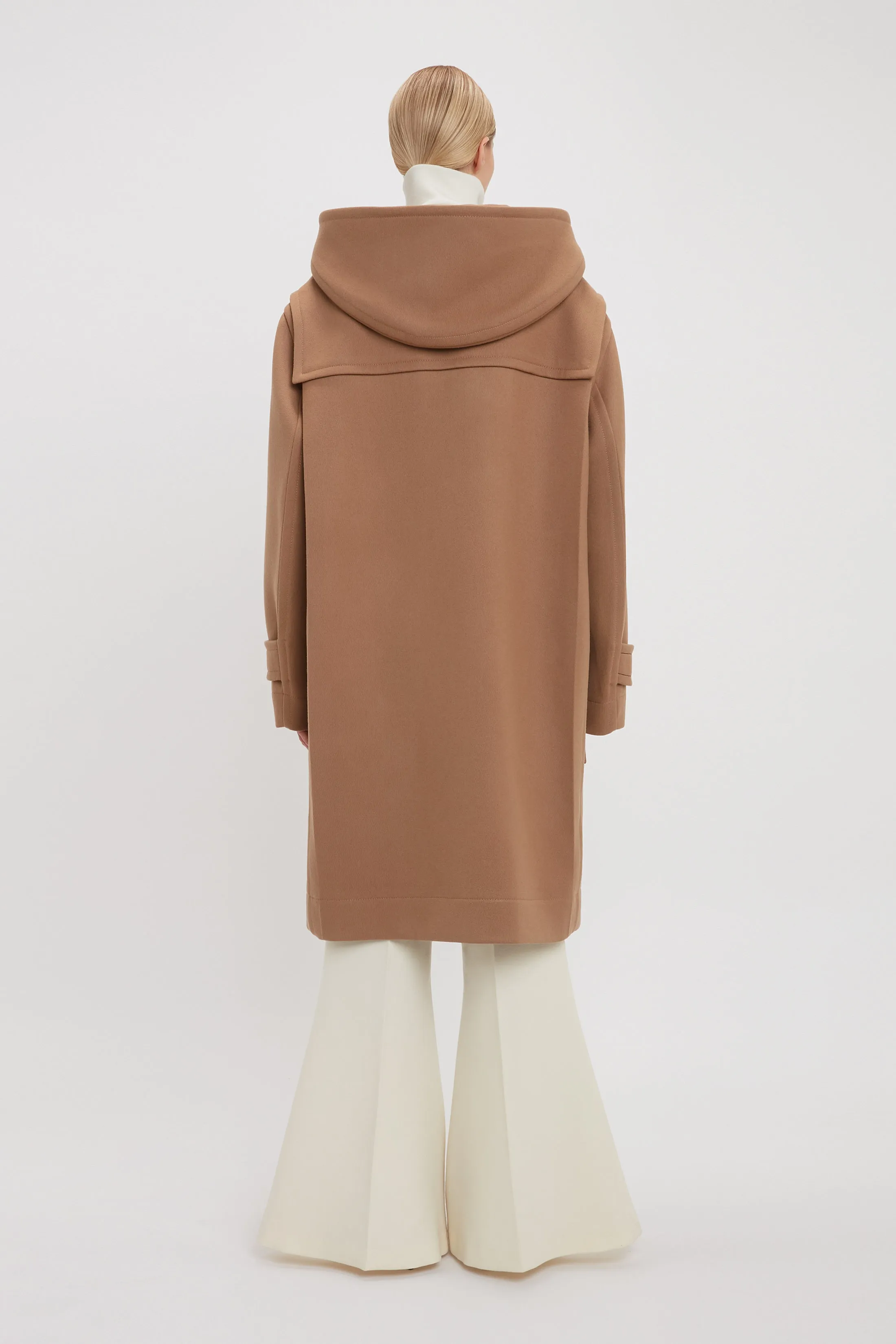 Oversized Duffle Coat In Camel sold by Victoria Beckham product image thumbnail 3