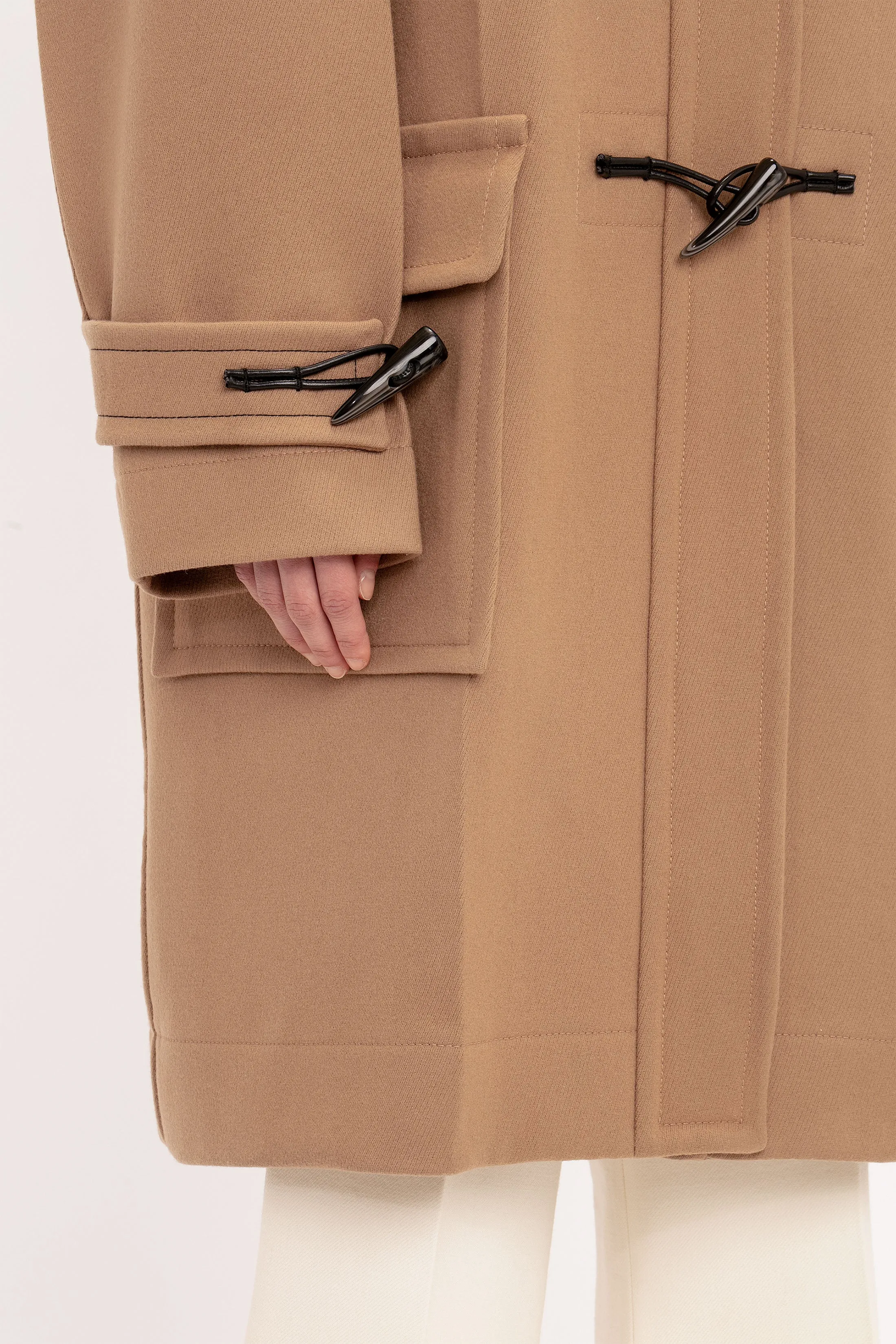 Oversized Duffle Coat In Camel sold by Victoria Beckham product image thumbnail 4