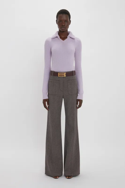 Alina Trouser In Tobacco sold by Victoria Beckham