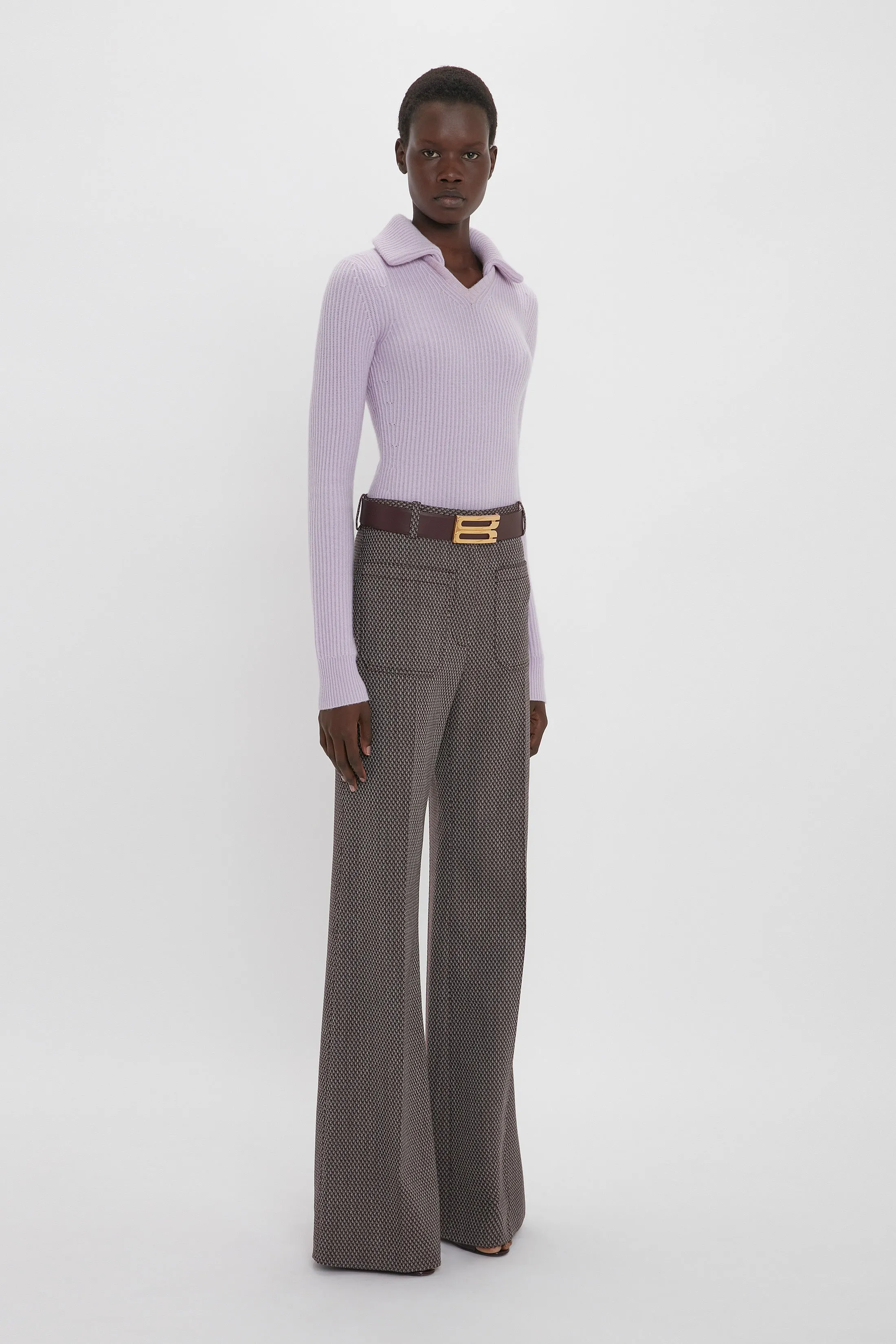 Alina Trouser In Tobacco sold by Victoria Beckham product image thumbnail 2