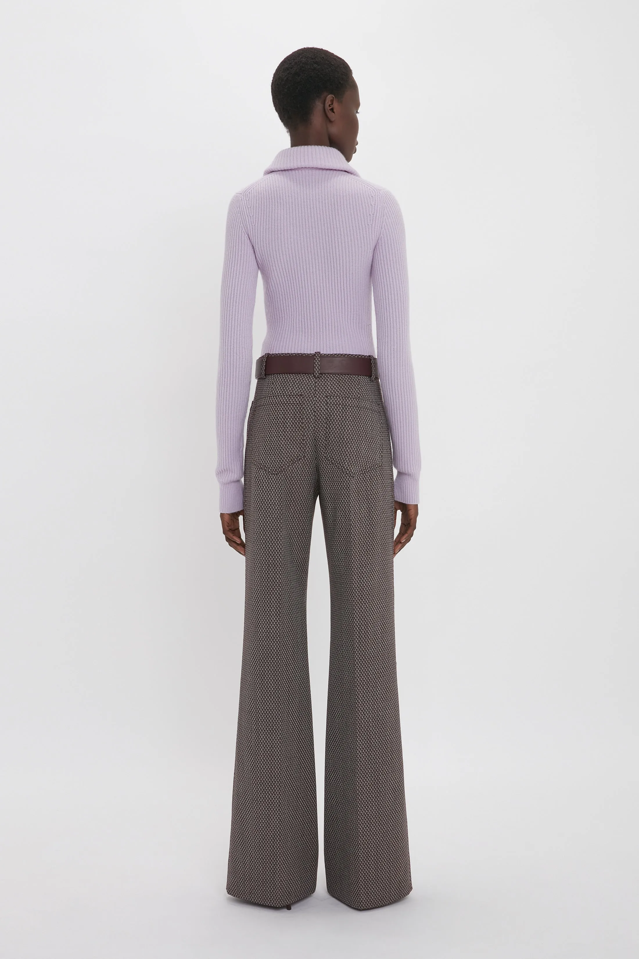 Alina Trouser In Tobacco sold by Victoria Beckham product image thumbnail 3