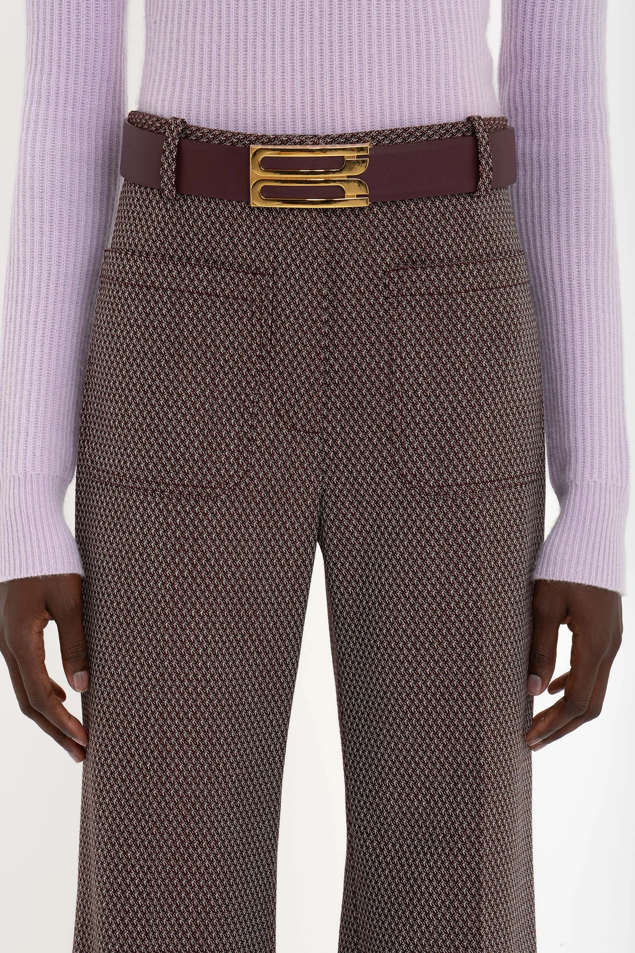 Alina Trouser In Tobacco sold by Victoria Beckham product image thumbnail 4