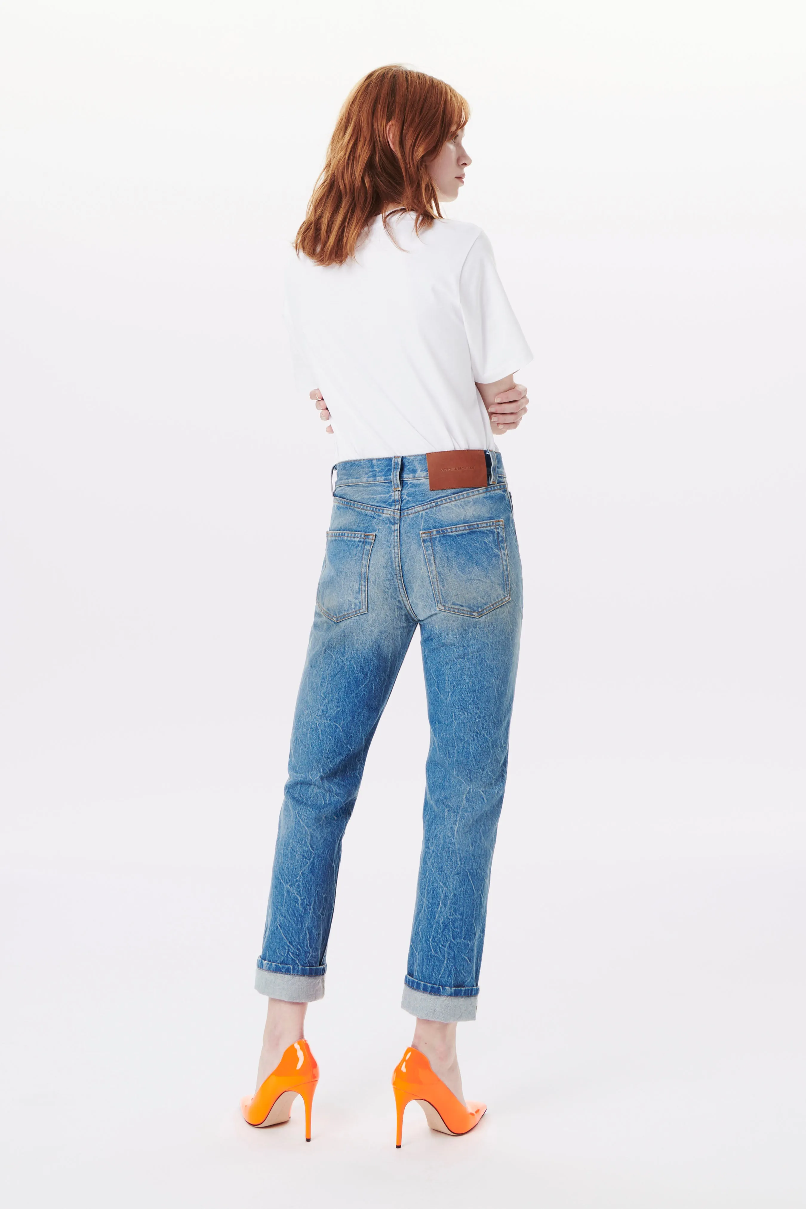Victoria Mid-Rise Jean In Miami Wash sold by Victoria Beckham product image thumbnail 5