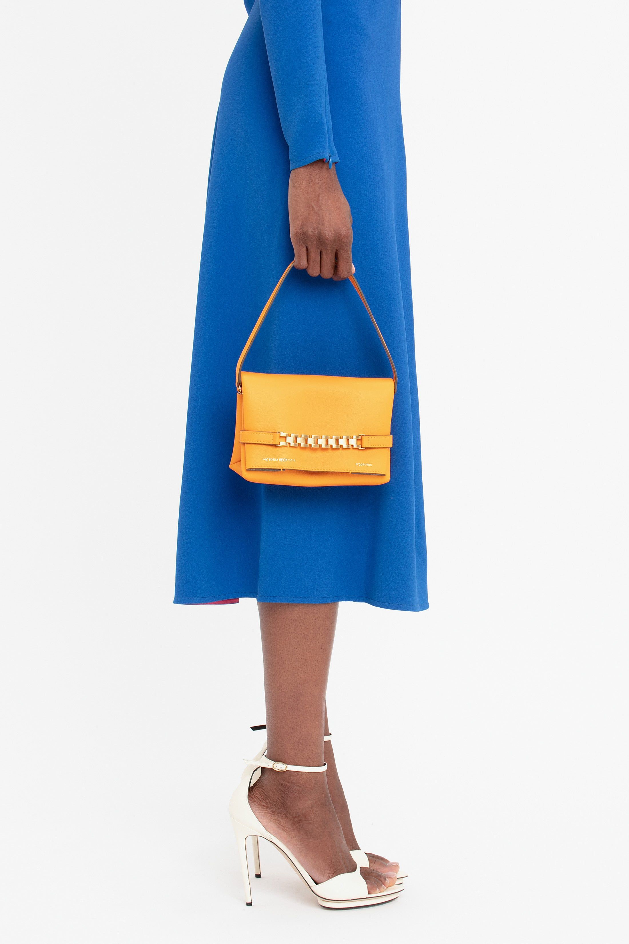 Dolman Midi Dress In Bright Blue sold by Victoria Beckham product image thumbnail 5