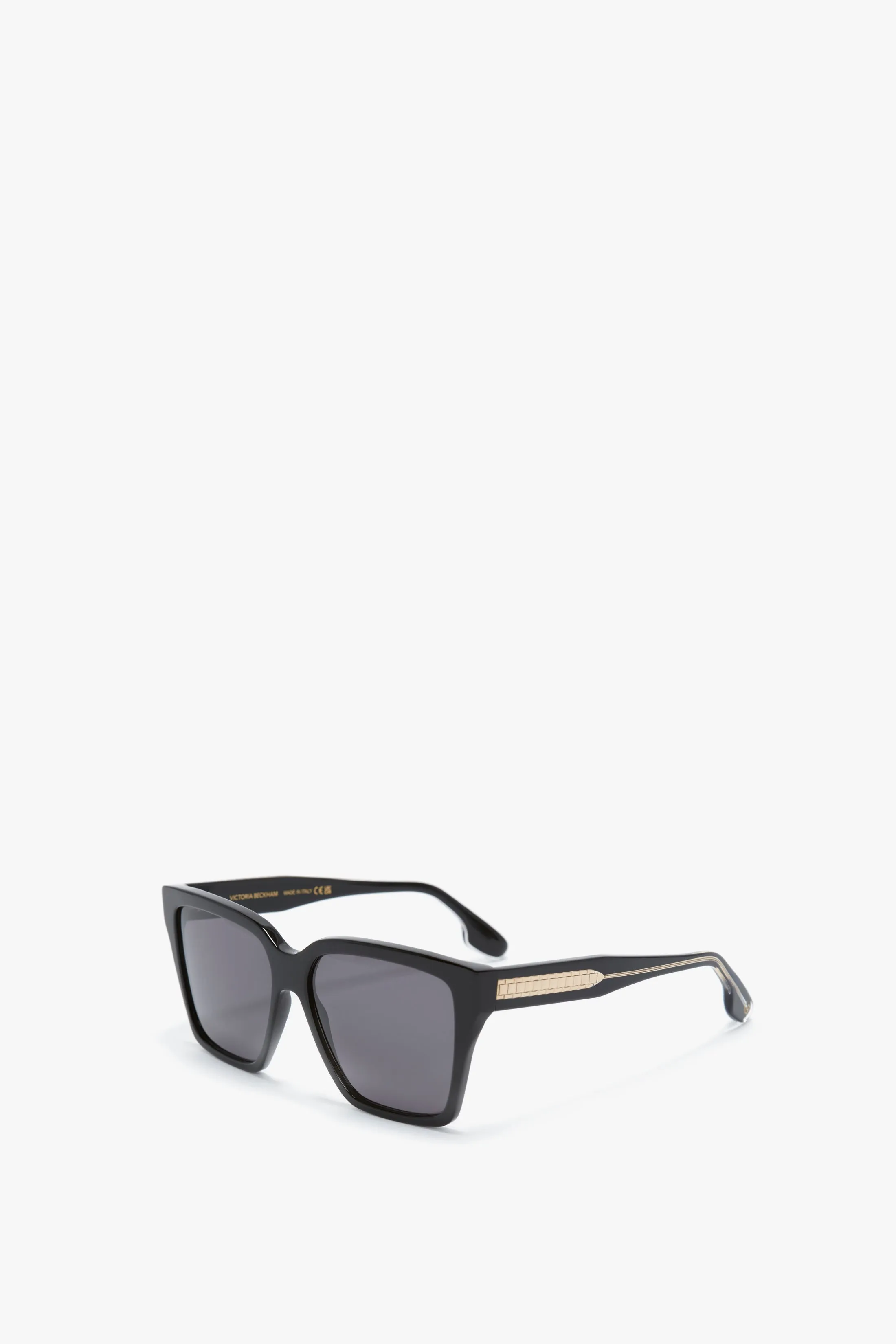 Soft Square Frame Sunglasses In Black sold by Victoria Beckham product image thumbnail 2