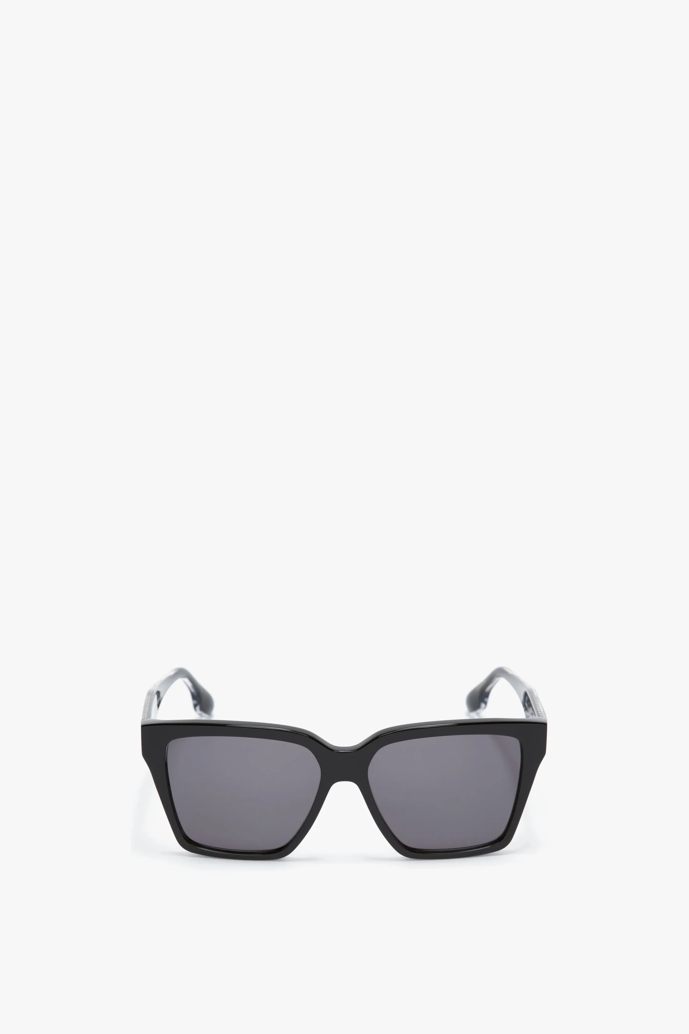Soft Square Frame Sunglasses In Black sold by Victoria Beckham