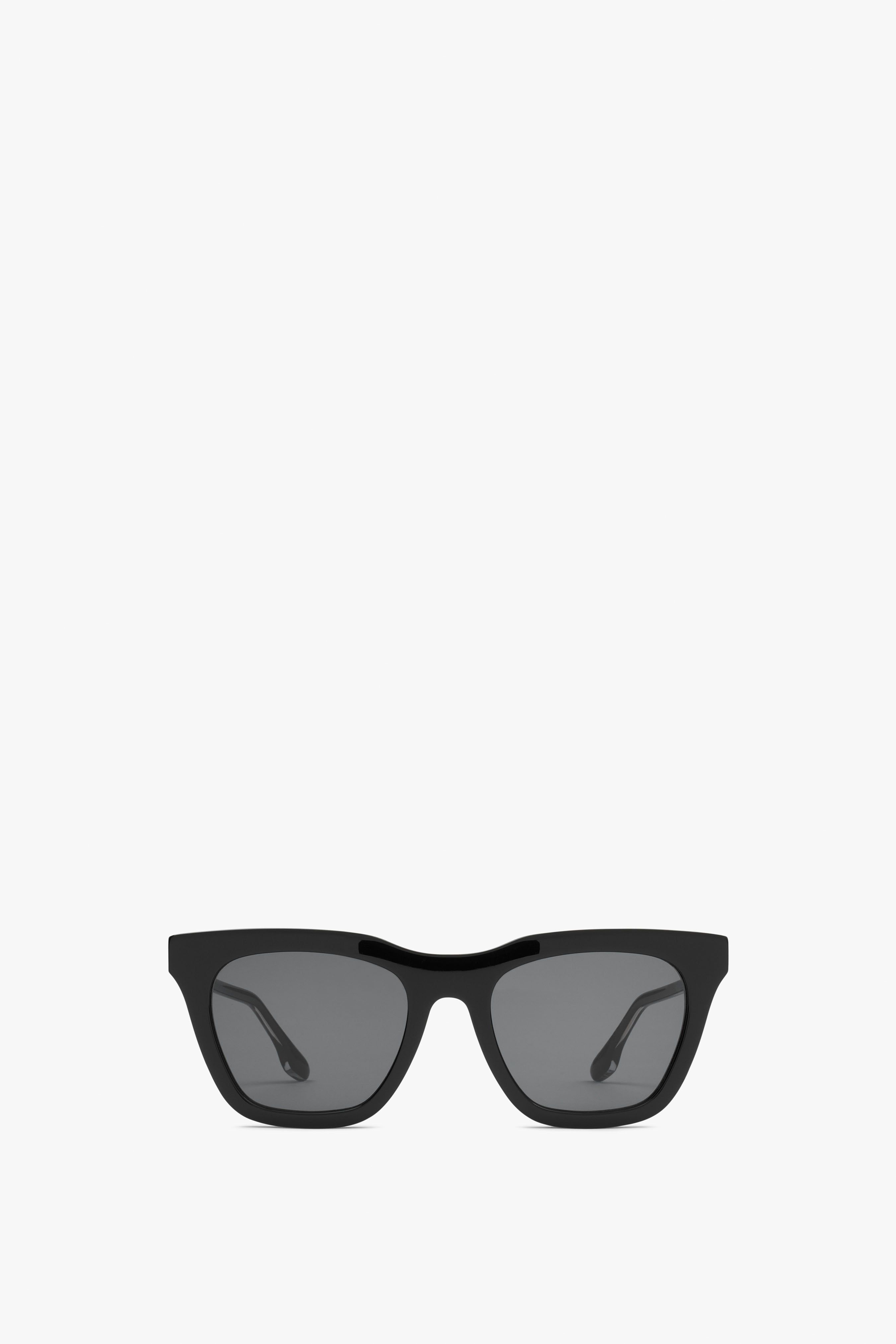 Rectangular Cat Eye Sunglasses In Black sold by Victoria Beckham