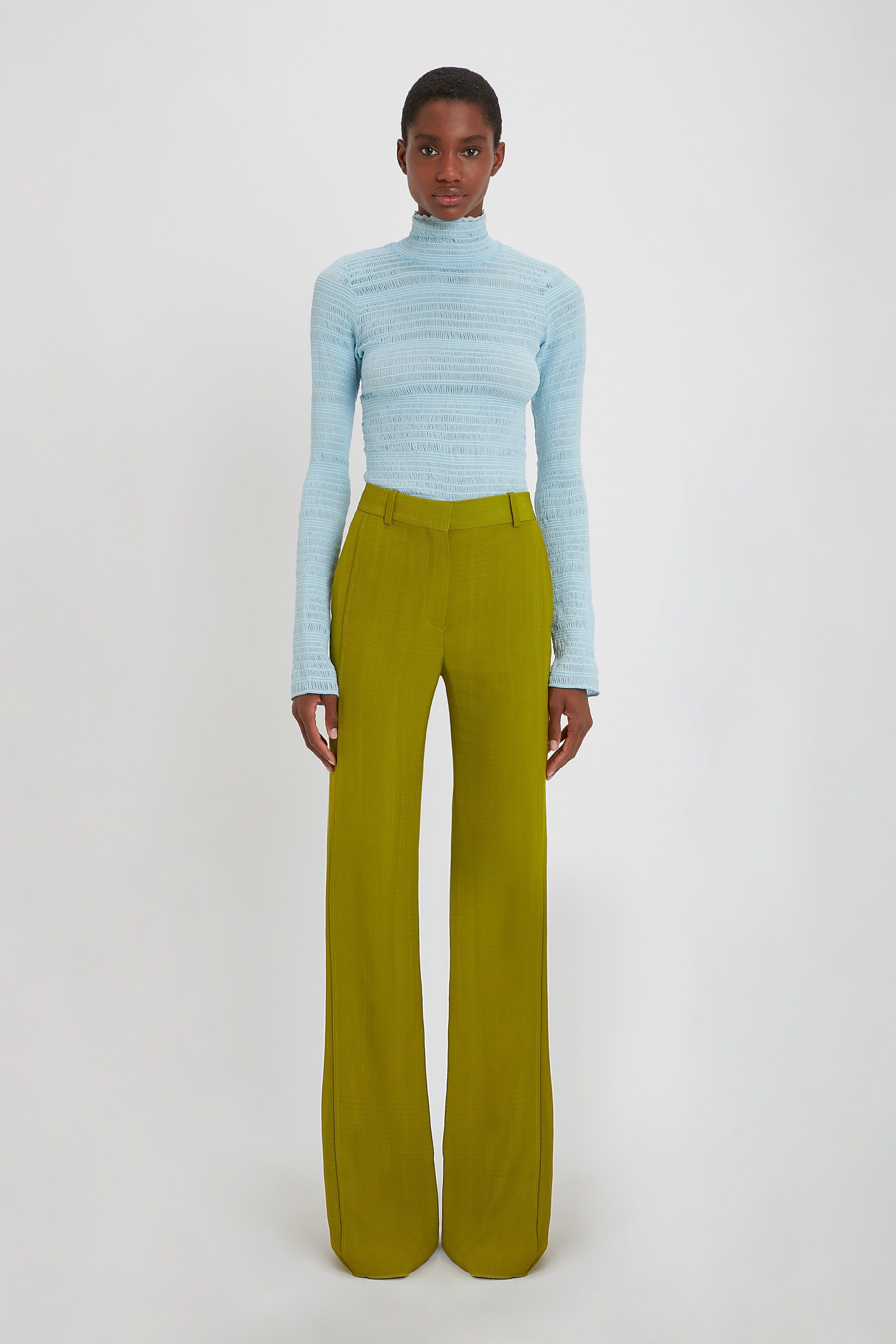 Long Sleeve Top In Pale Blue sold by Victoria Beckham product image thumbnail 2
