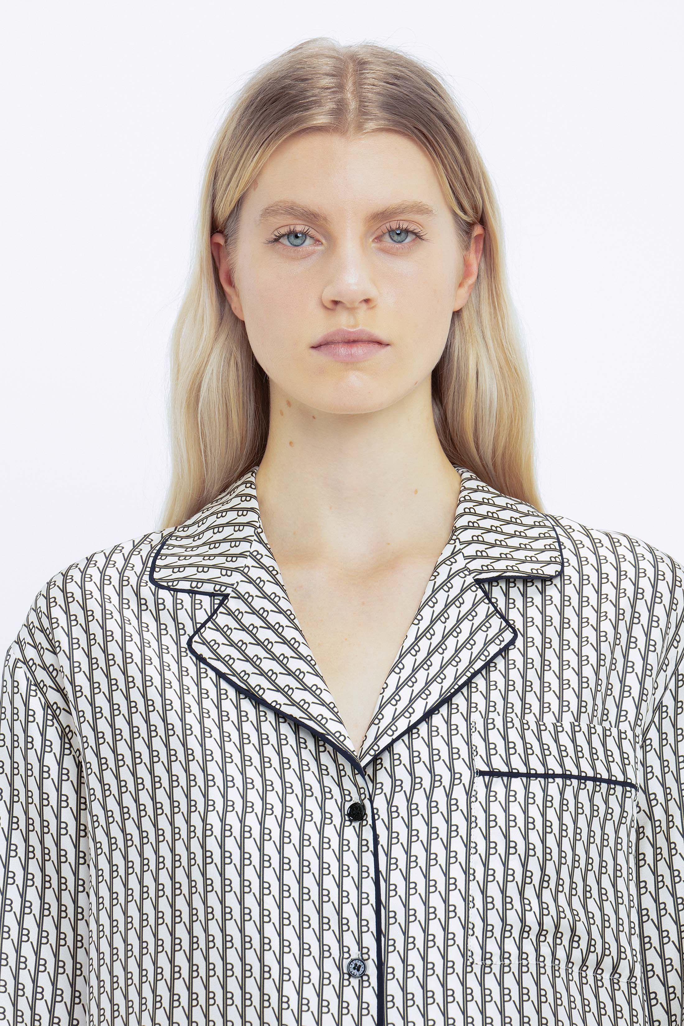 Pyjama Sleep Set In VB House Monogram Jacquard sold by Victoria Beckham product image thumbnail 4