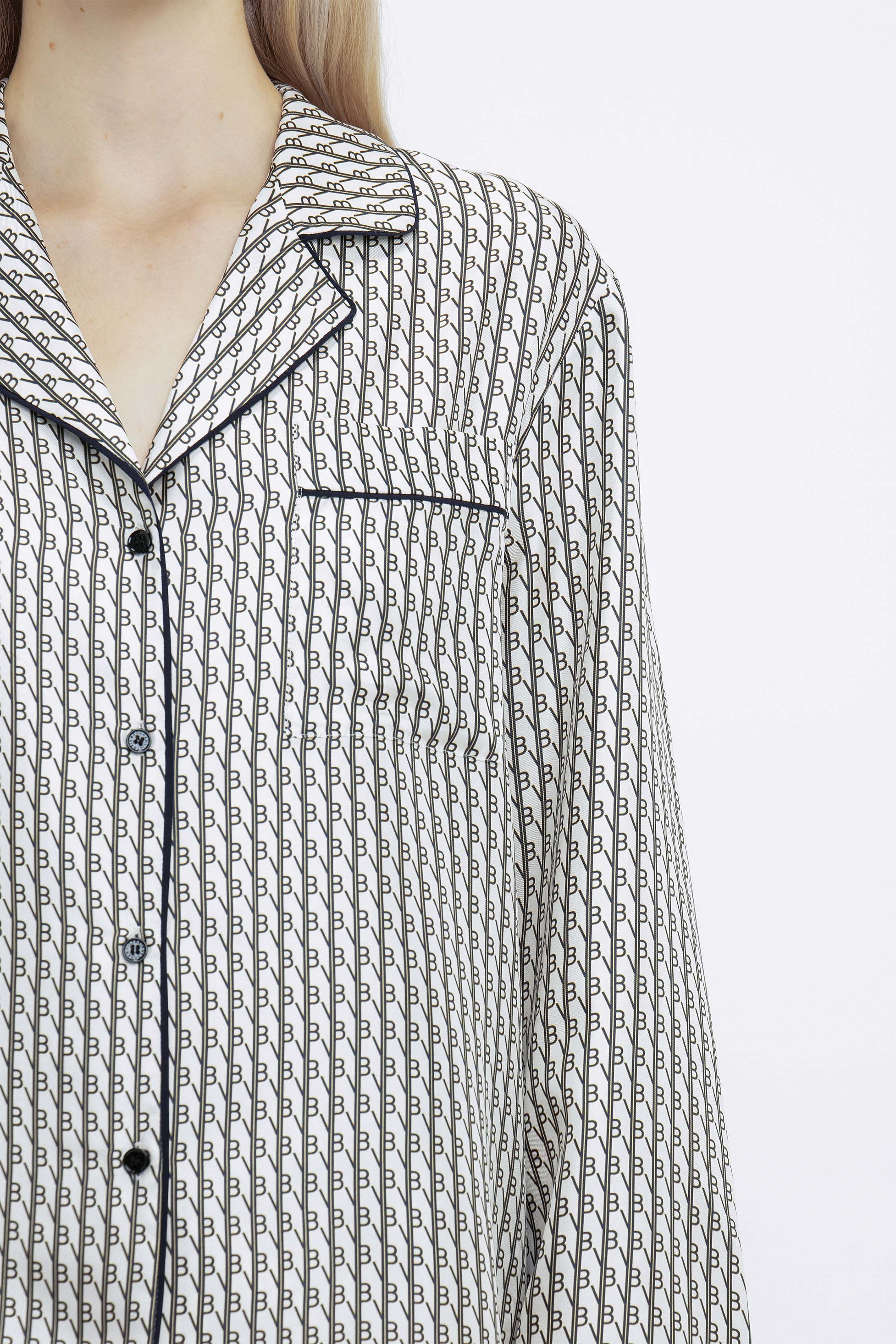 Pyjama Sleep Set In VB House Monogram Jacquard sold by Victoria Beckham product image thumbnail 5