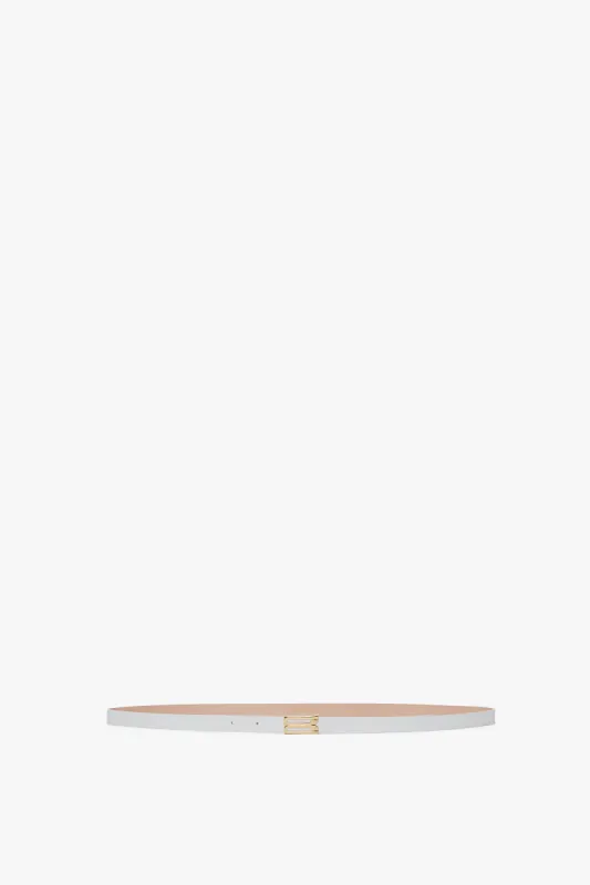 Micro Frame Belt In White Leather sold by Victoria Beckham
