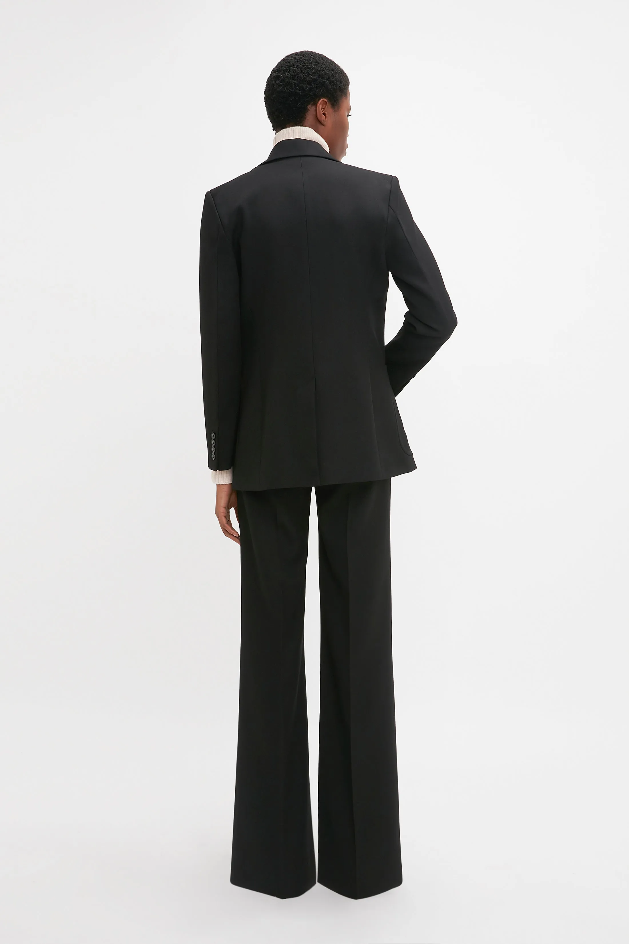 Patch Pocket Jacket In Black sold by Victoria Beckham product image thumbnail 3
