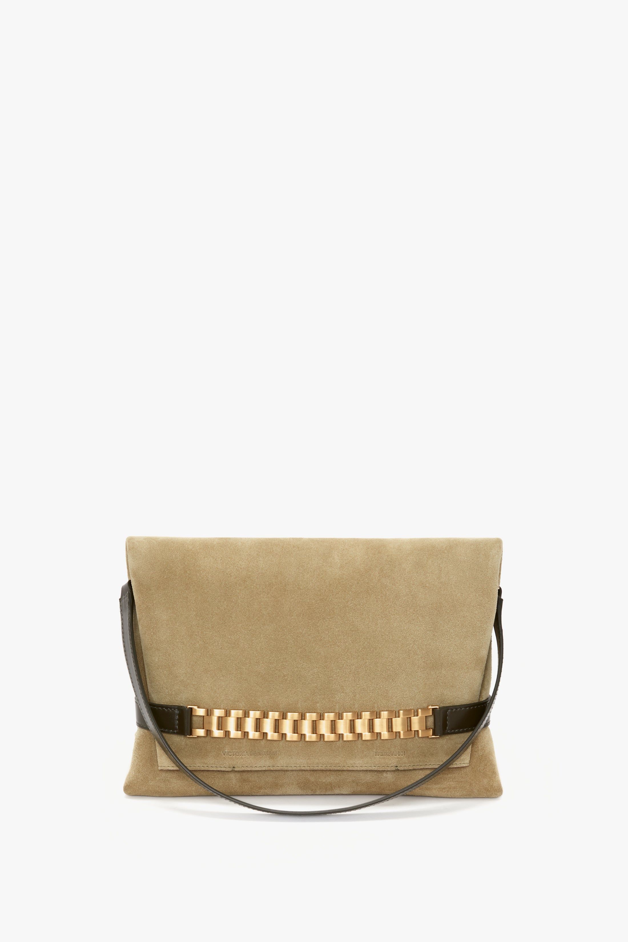 Chain Pouch with Strap in Lichen Green Suede sold by Victoria Beckham product image thumbnail 5