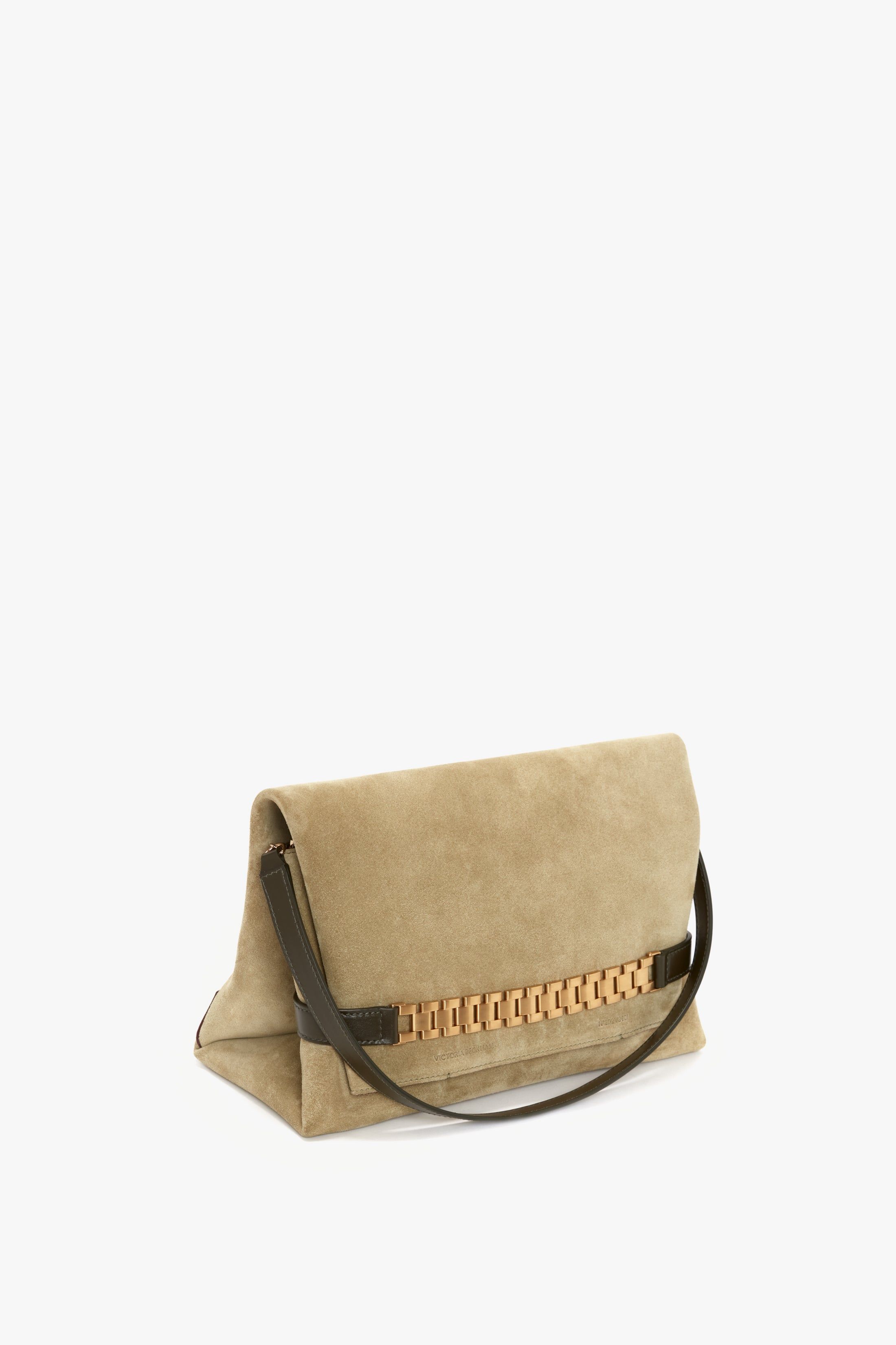 Chain Pouch with Strap in Lichen Green Suede sold by Victoria Beckham product image thumbnail 2