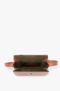 Chain Shoulder Bag In Tan Leather sold by Victoria Beckham