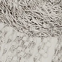 Gathered Waist Midi Dress In Grey Mist-Silver Chain Print sold by Victoria Beckham product image thumbnail 5