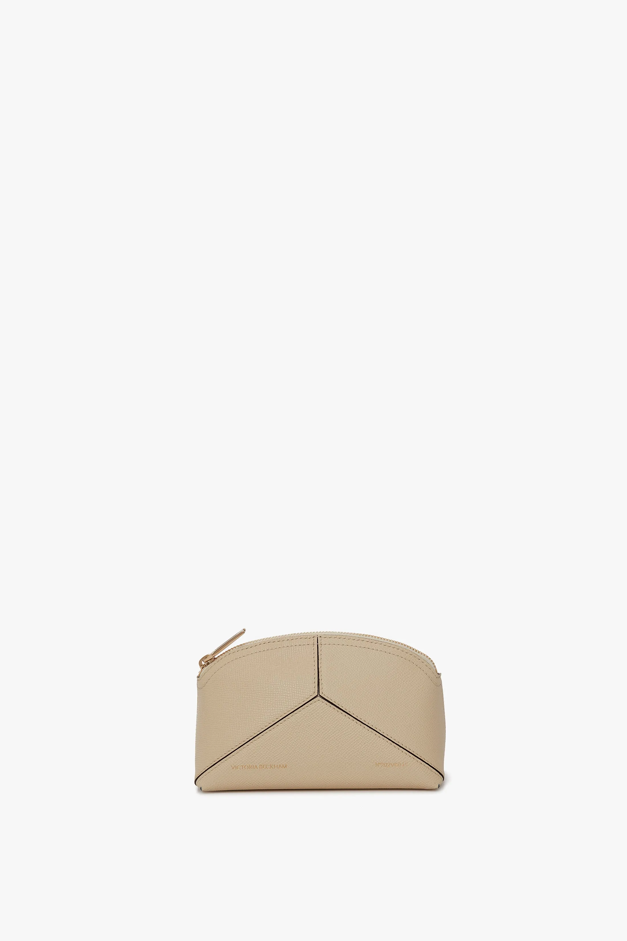 Victoria Mini Travel Pouch In Ivory Leather sold by Victoria Beckham