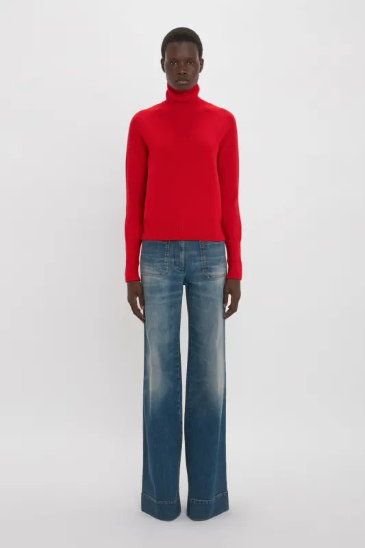 Alina High Waisted Jean In Heavy Vintage Indigo Wash sold by Victoria Beckham