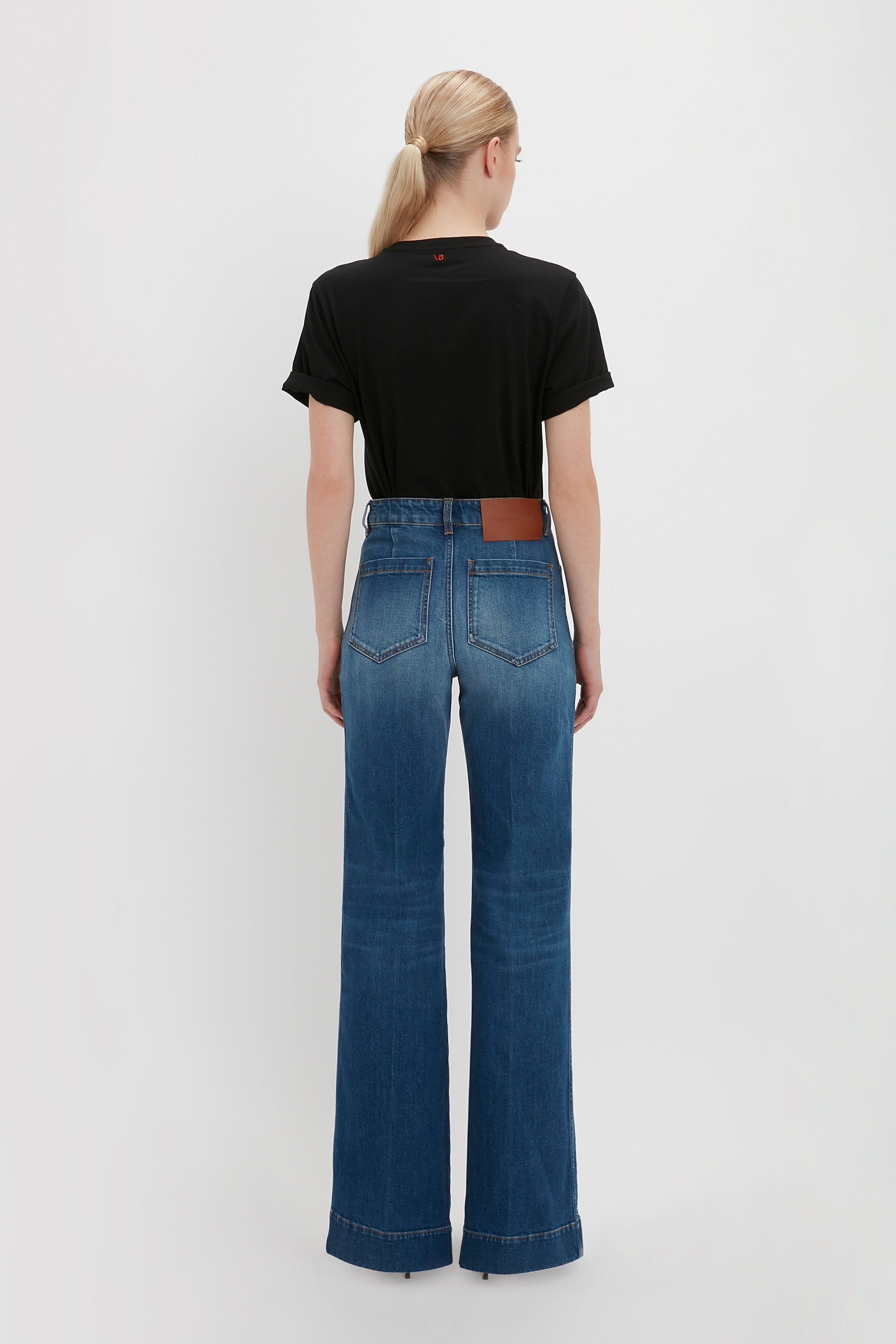 PARIS STREETS ARE MY RUNWAY T-shirt in Black sold by Victoria Beckham product image thumbnail 5