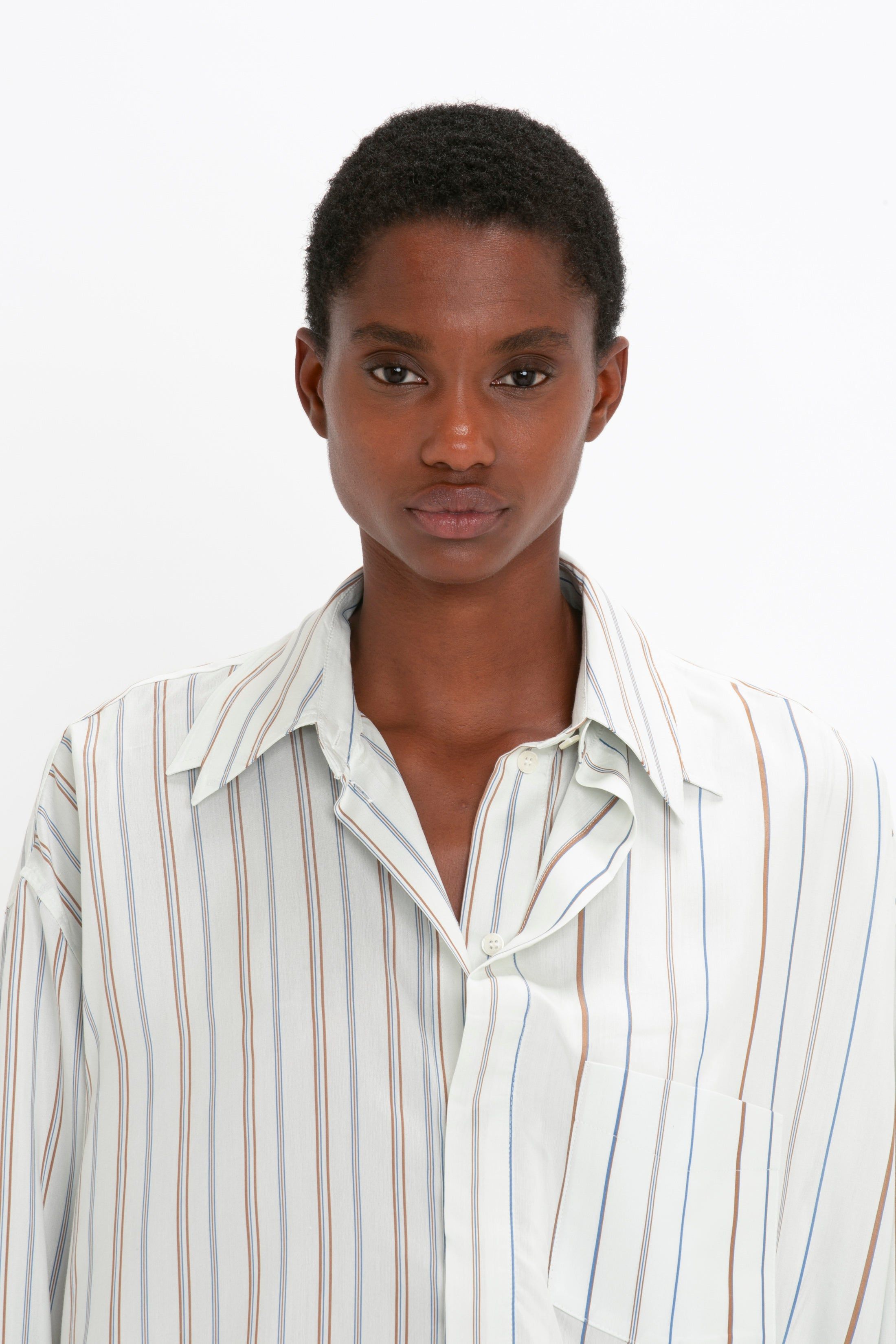 Double Layer Blouse In Peppermint sold by Victoria Beckham product image thumbnail 3