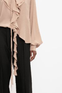 Romantic Blouse In Taupe sold by Victoria Beckham