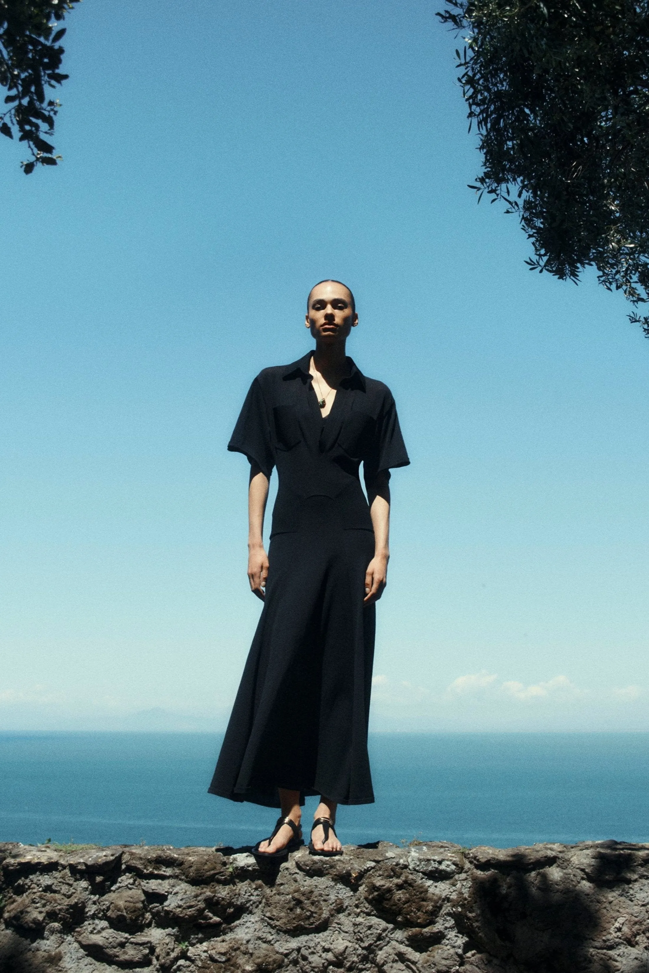 Panelled Knit Dress In Black sold by Victoria Beckham product image thumbnail 4