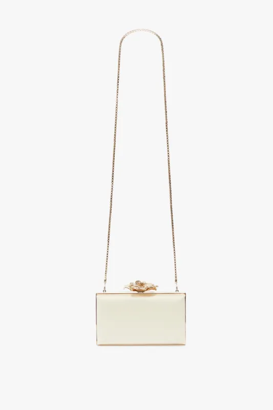 Frame Flower Minaudiere Bag in Chamomile sold by Victoria Beckham